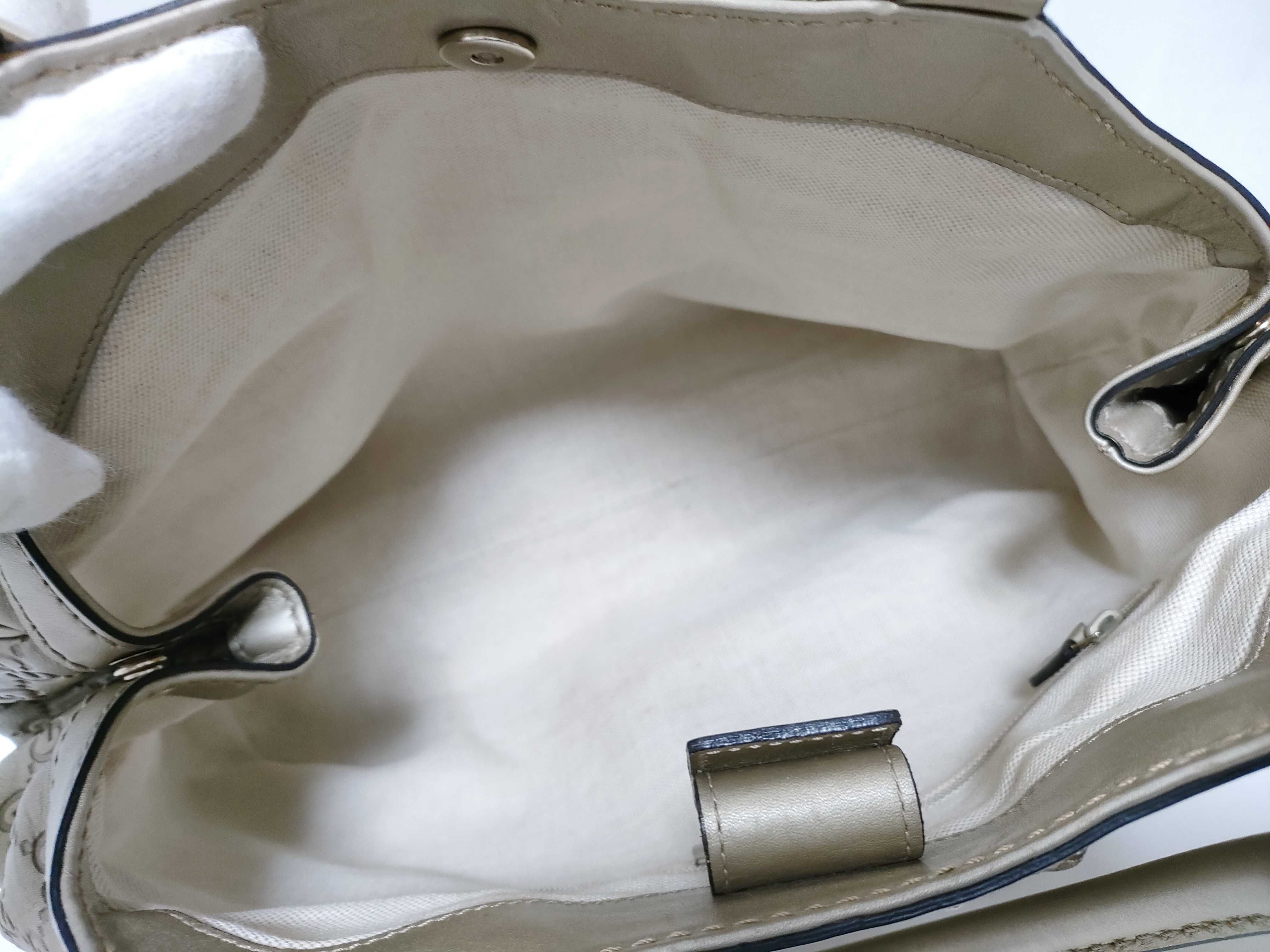Guccissima HK-211944 525040 Sukey GG Guccissima Leather Beige Shoulder Bag Handbag — view 10