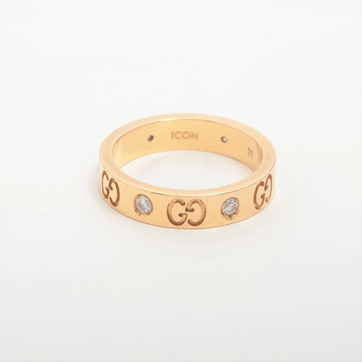 Icon Diamond Ring, 750 (PG), 4.6g, 11 (metal scratches) — view 2
