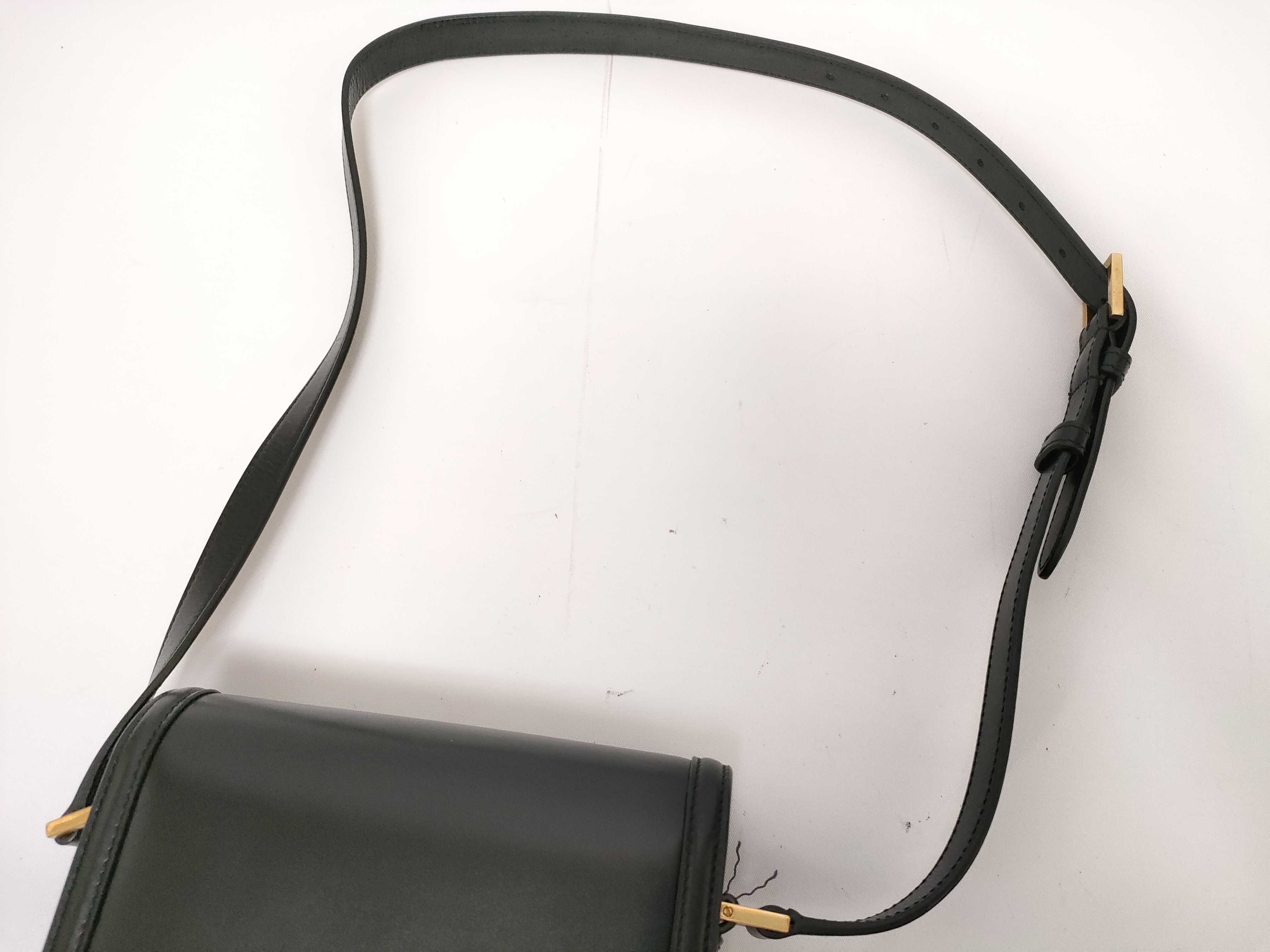 Solferino Black Gold Hardware Calf Leather Tofu Bag Small Shoulder — view 5