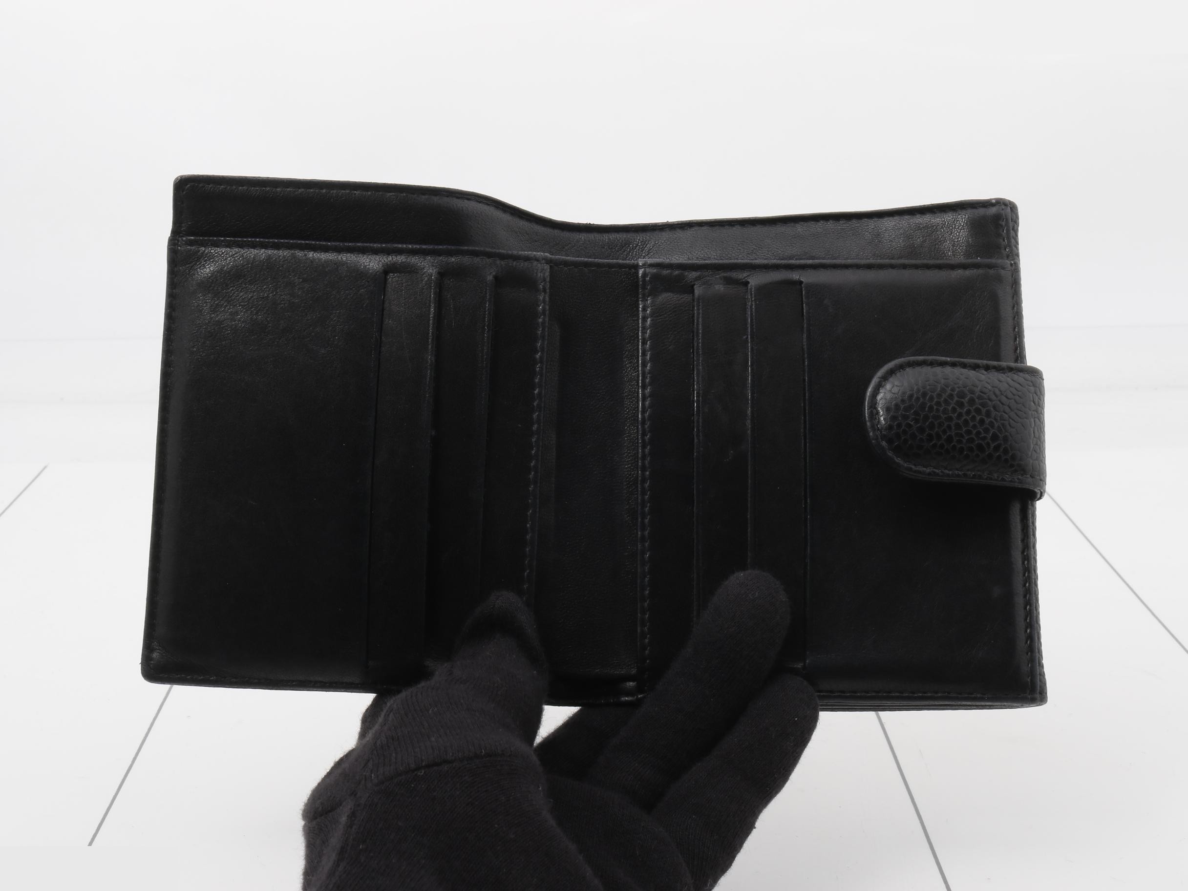 Caviar Skin Folding Wallet — view 4