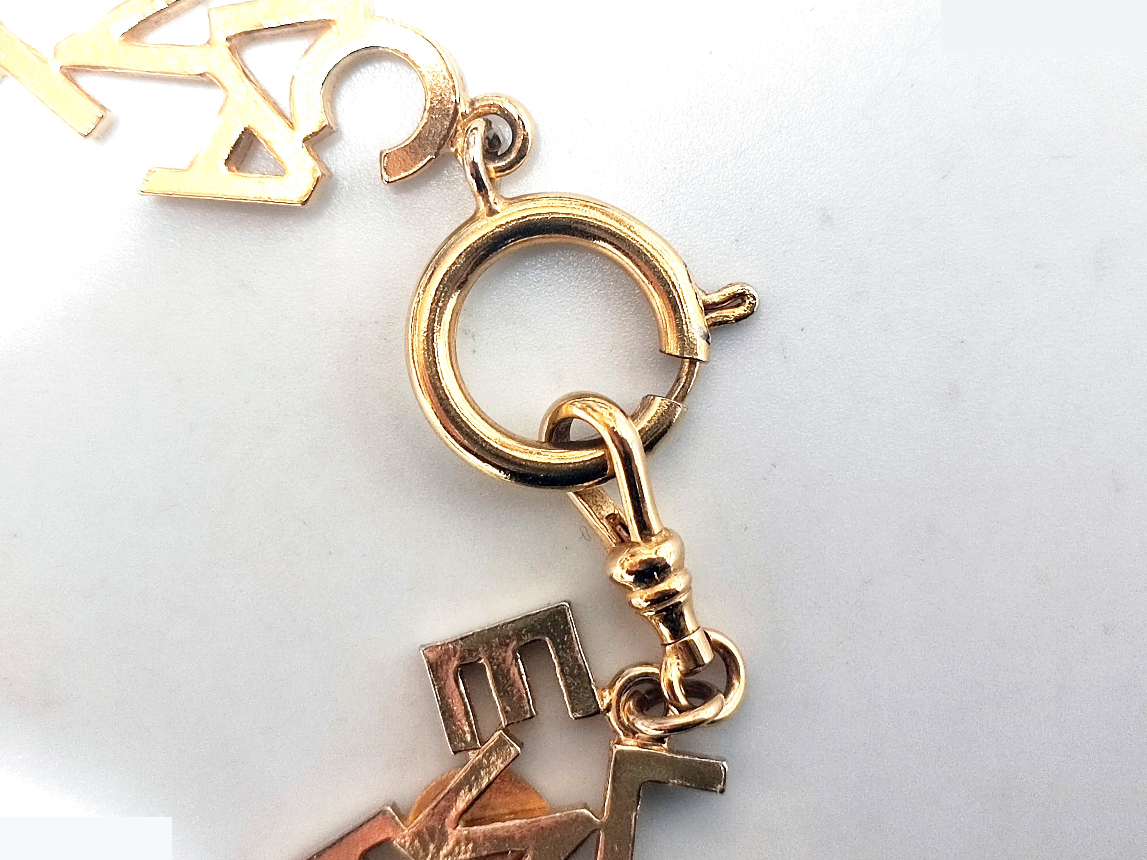 logo 9-strand necklace — view 11