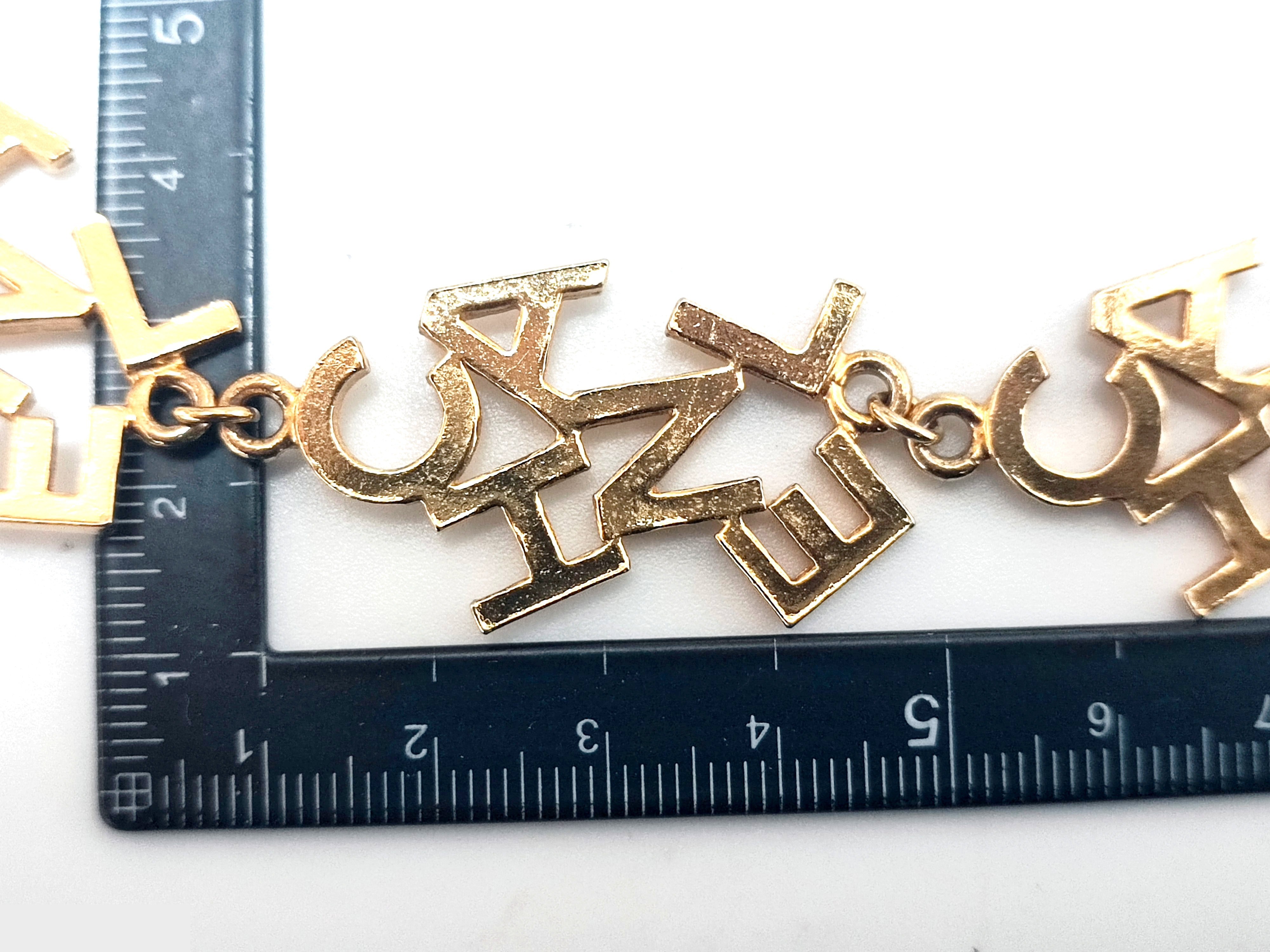 logo 9-strand necklace — view 3