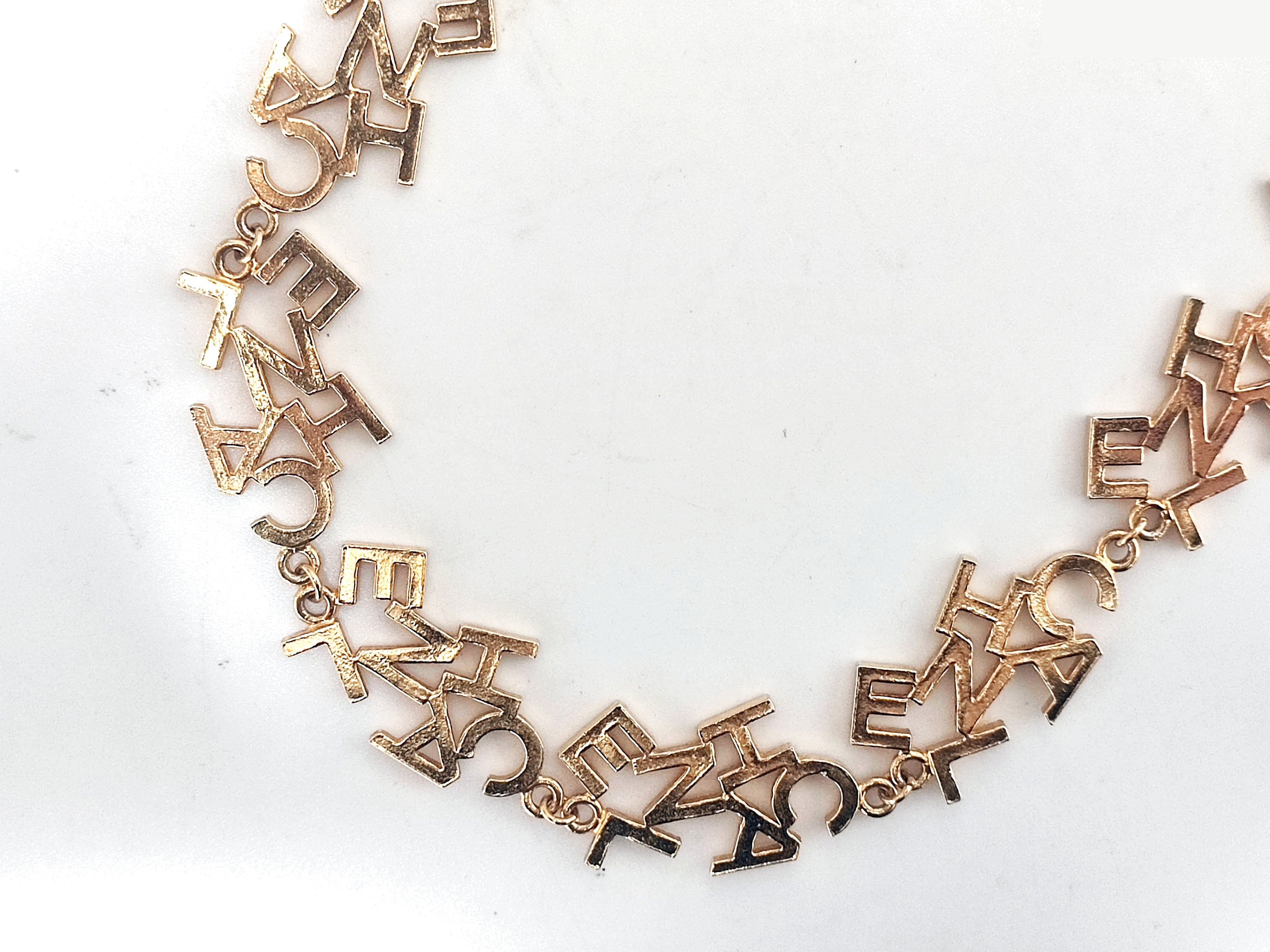 logo 9-strand necklace — view 6
