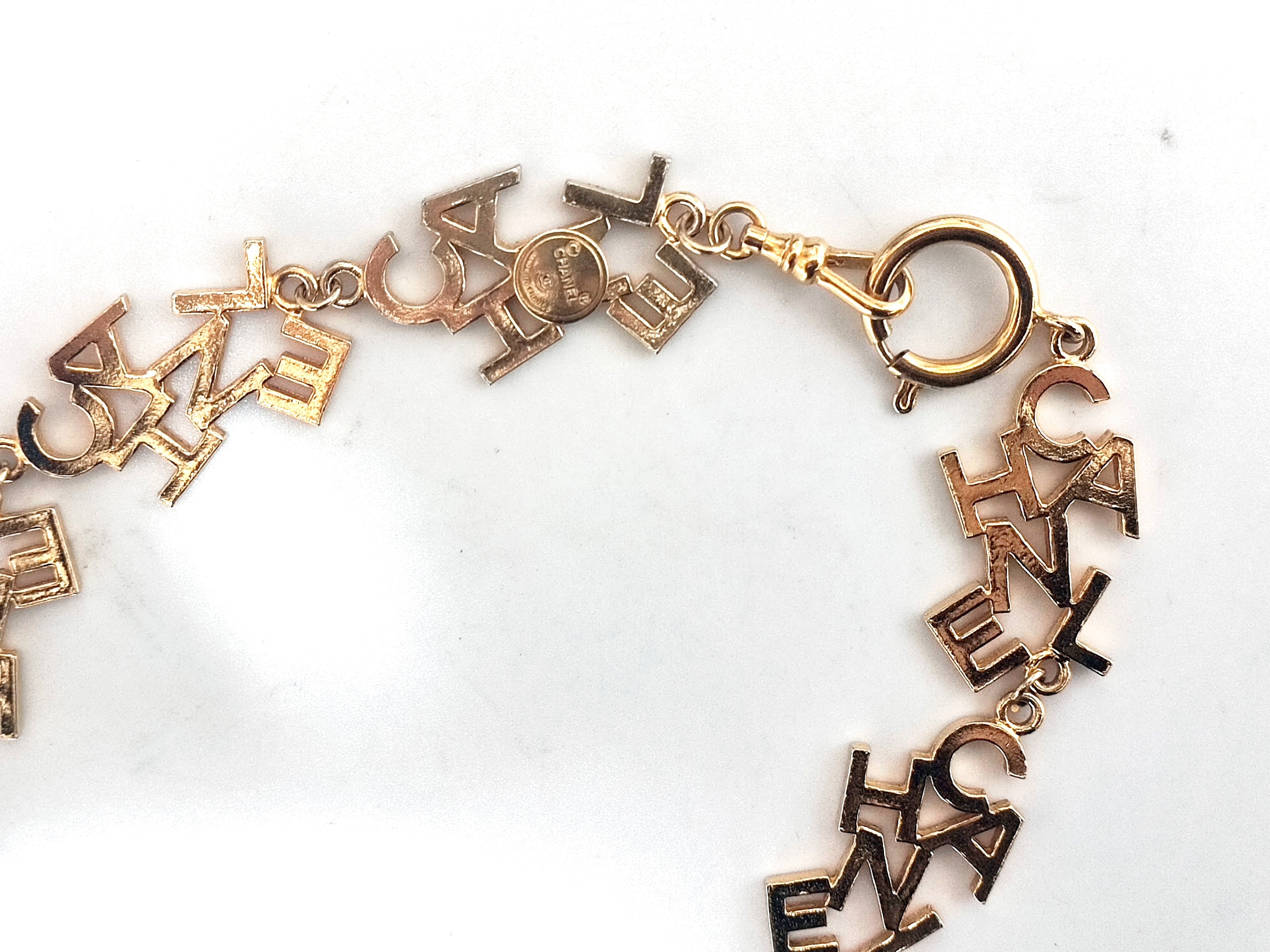 logo 9-strand necklace — view 7