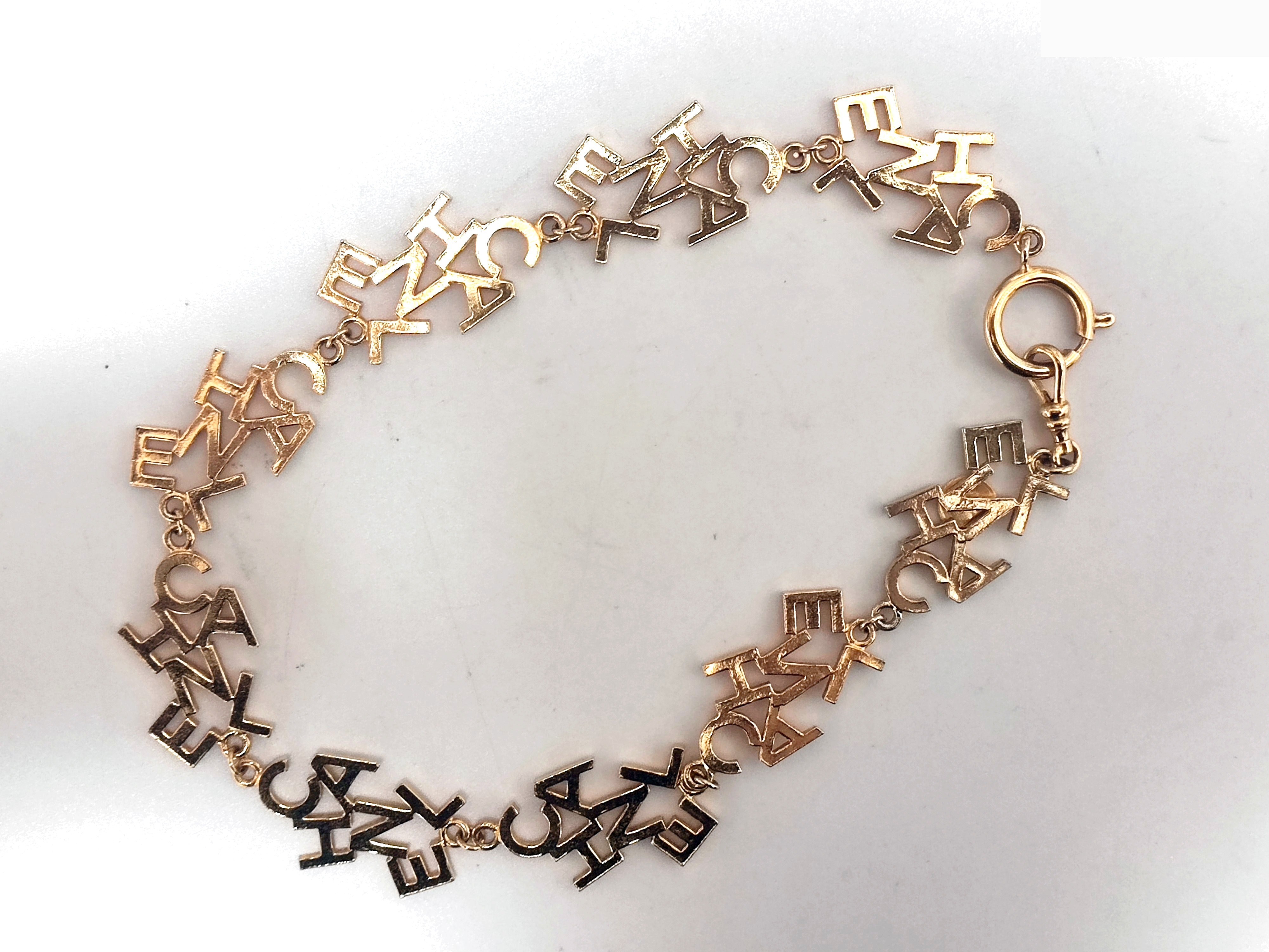 logo 9-strand necklace — view 8