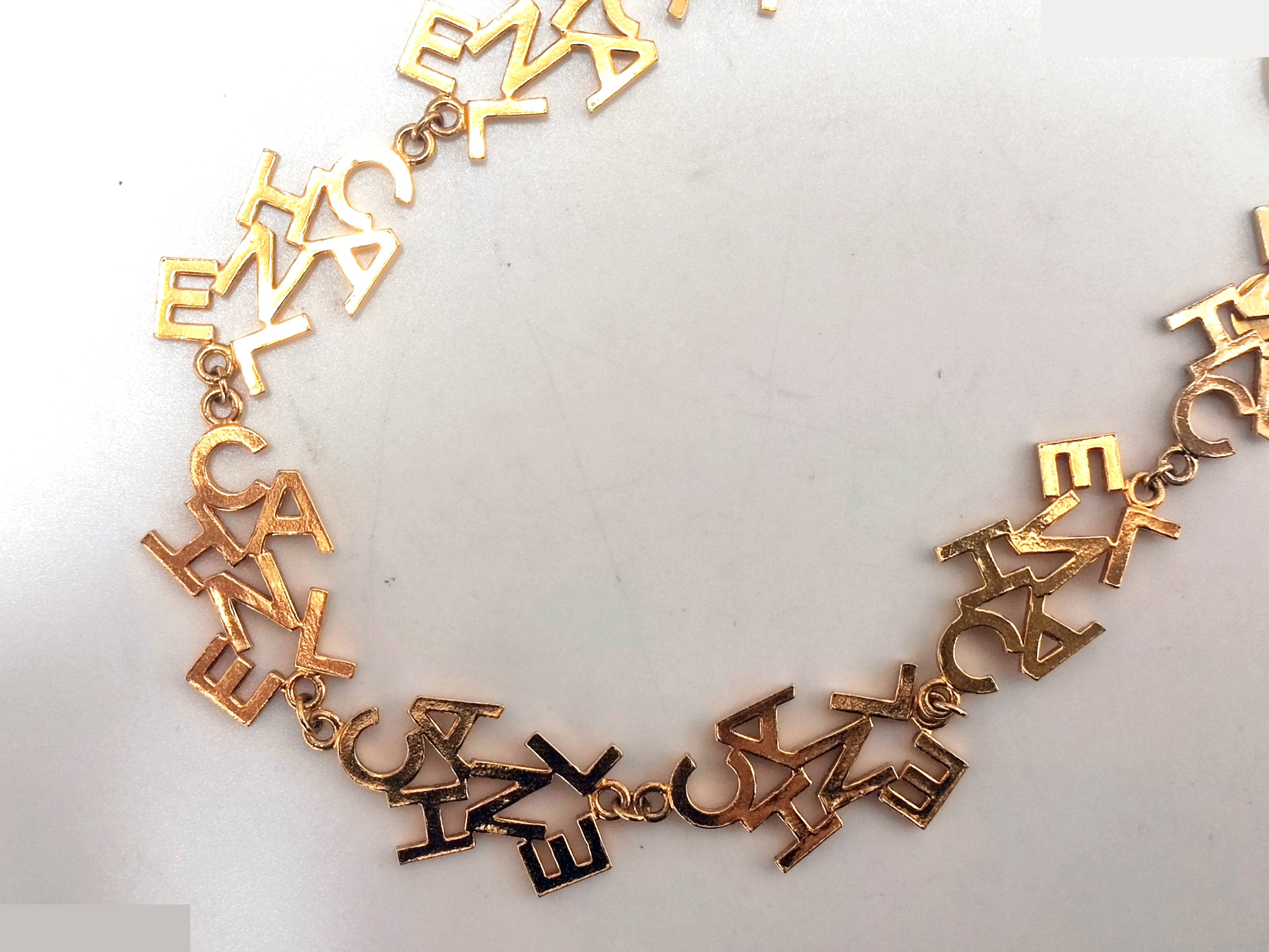 logo 9-strand necklace — view 9