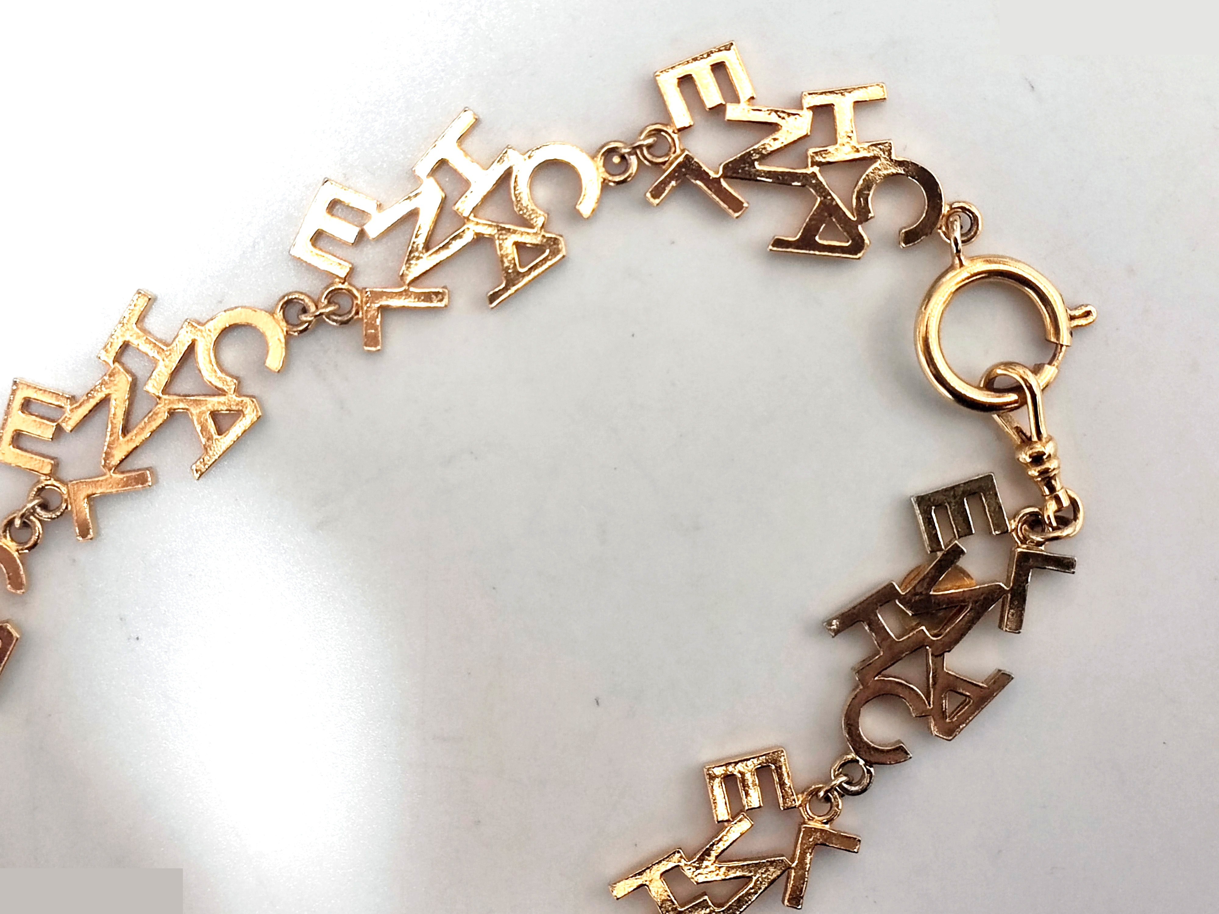logo 9-strand necklace — view 10