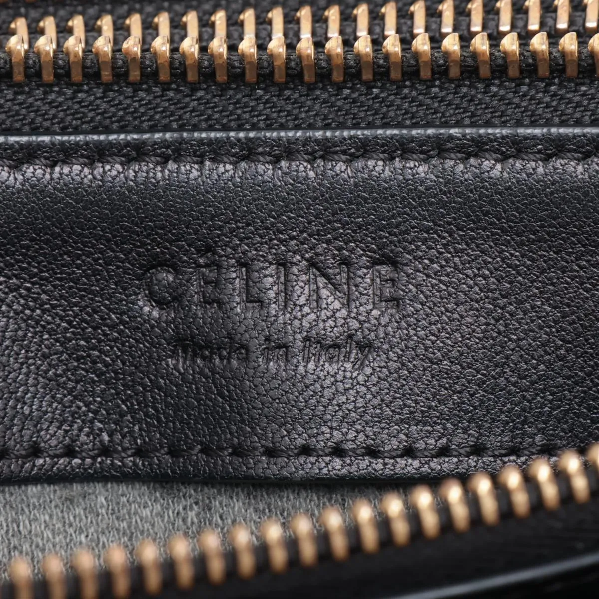 Trio Small Leather Shoulder Bag, Black — view 9