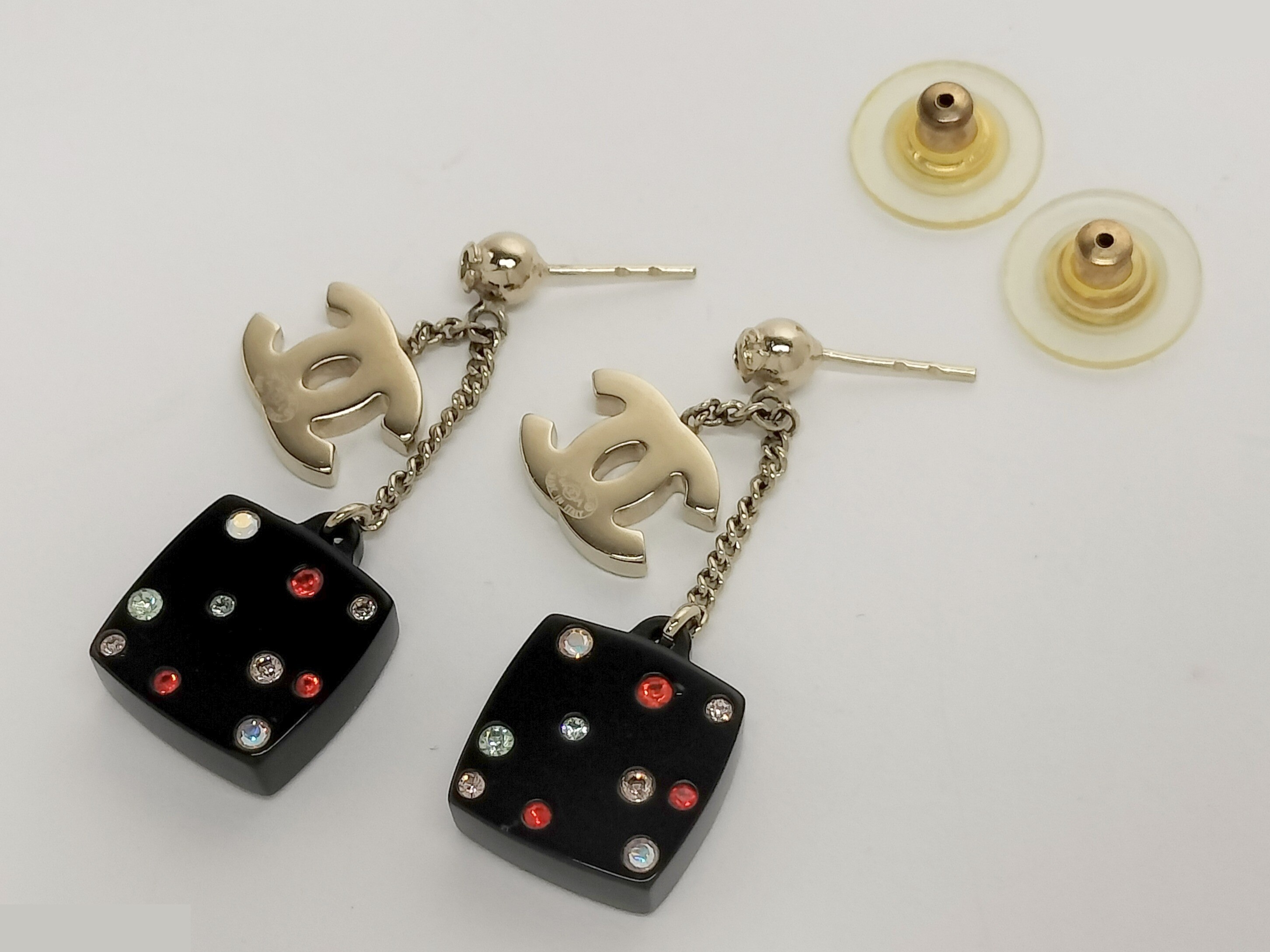 Coco Mirror Gold Earrings — view 2