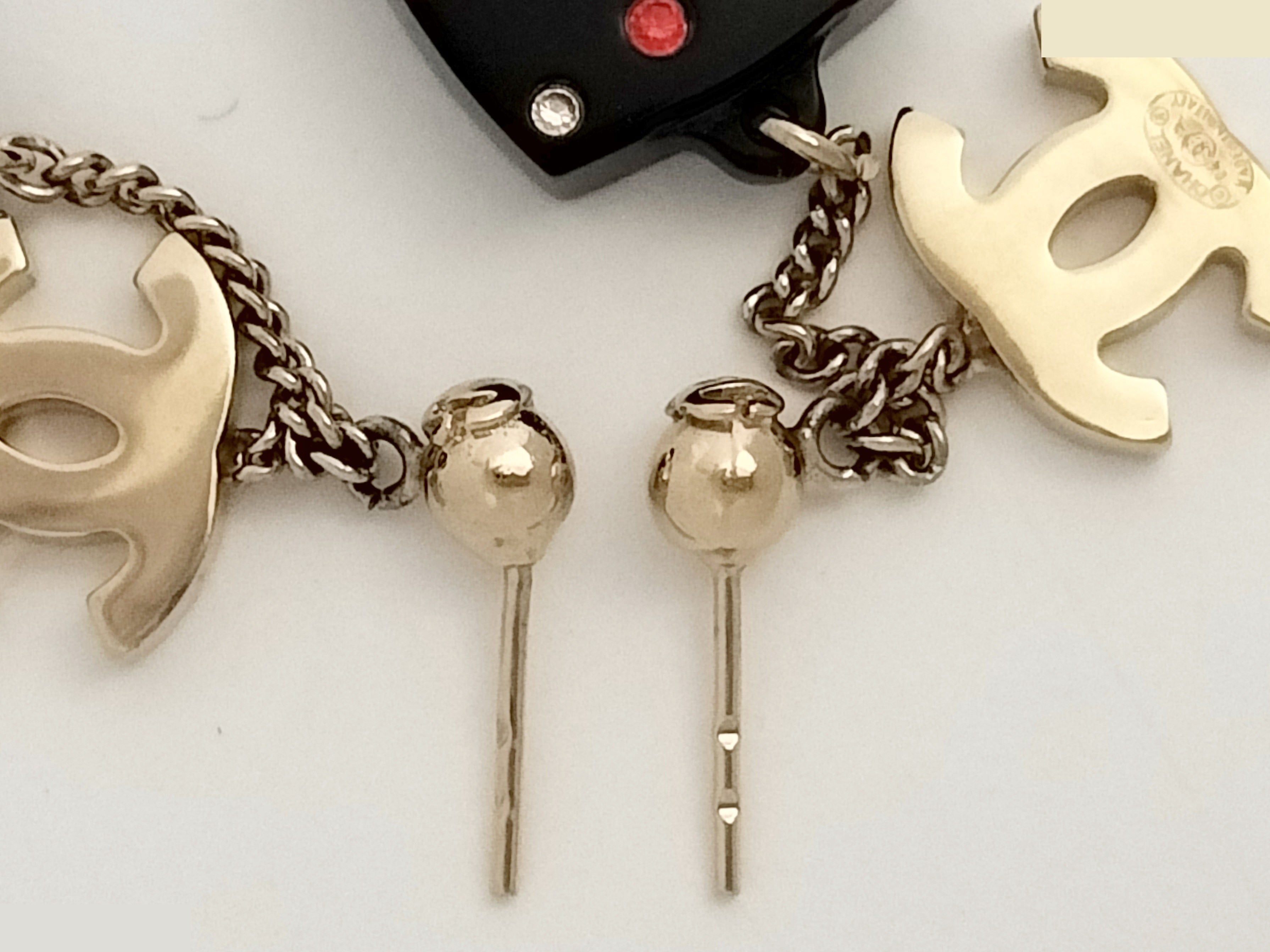 Coco Mirror Gold Earrings — view 4