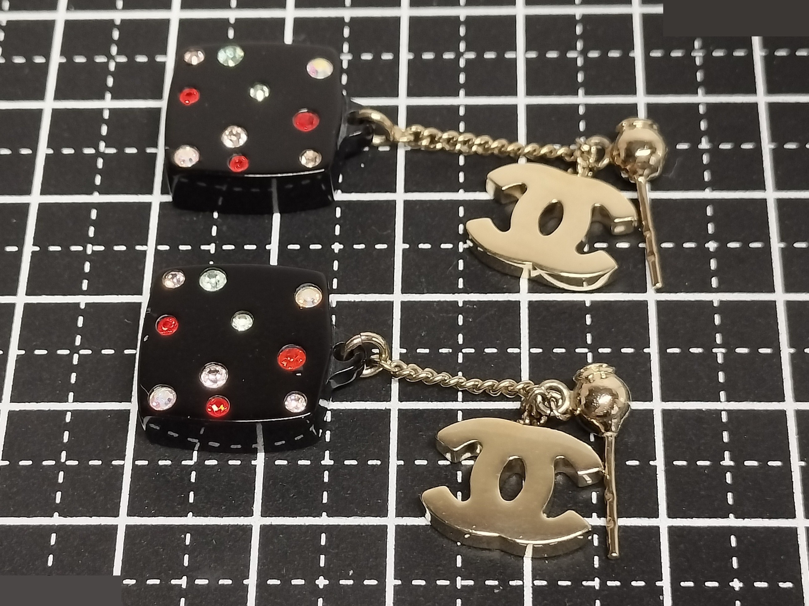 Coco Mirror Gold Earrings — view 6