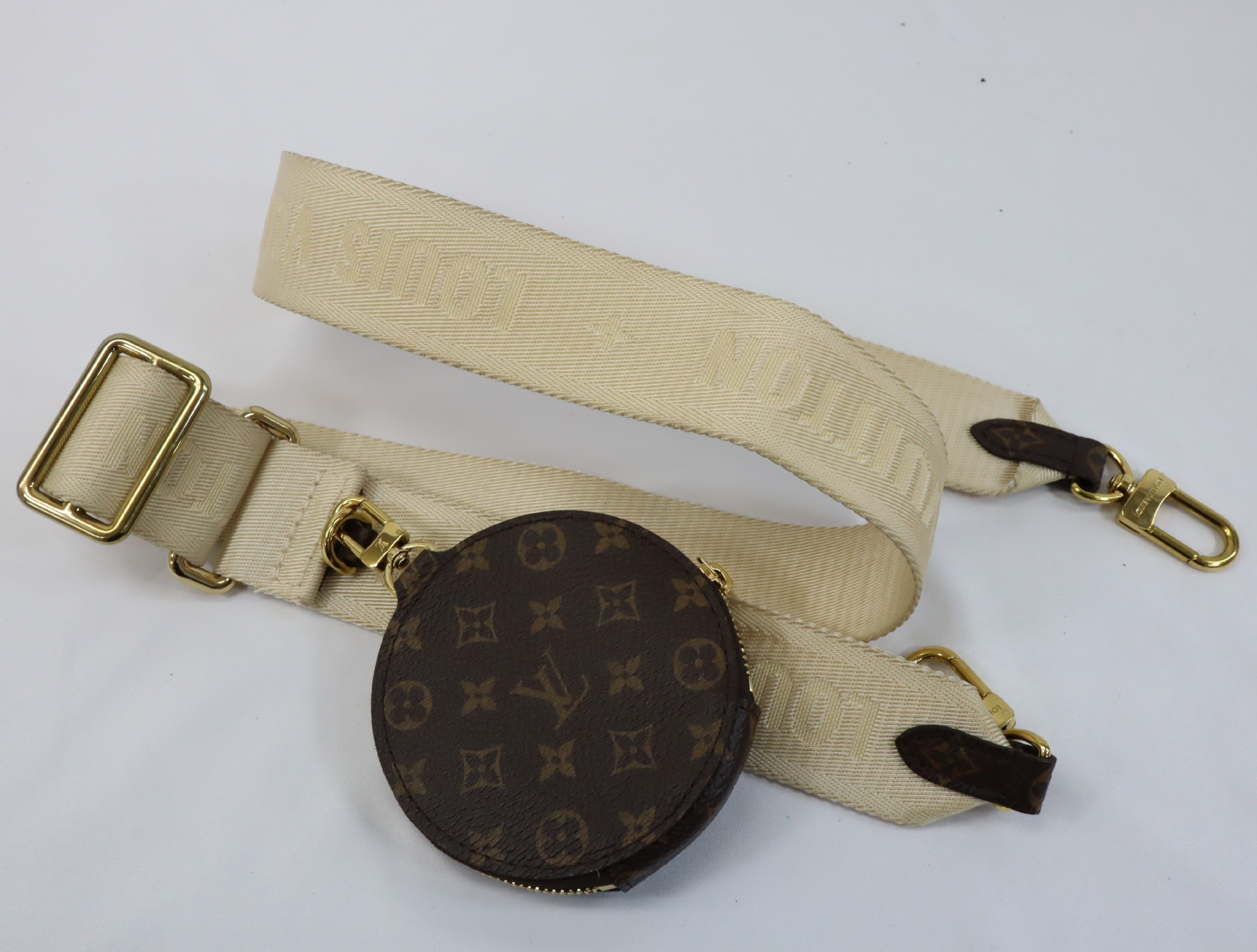 Monogram Shoulder Strap with Pouch — view 4