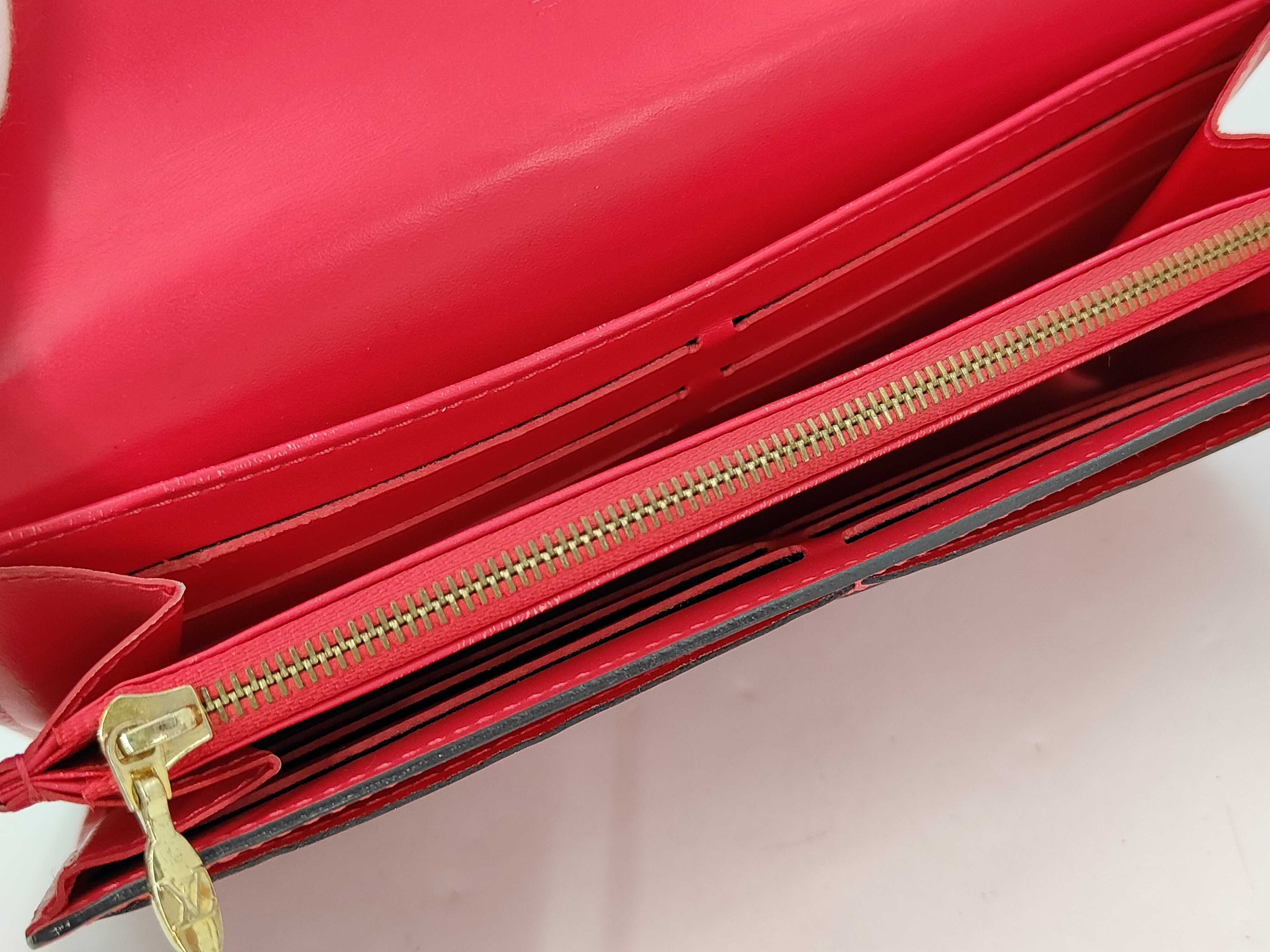 Vernis Louis Vuitton Vernis Portefeuille Sarah Hot Pink TS4146 Wallet — view 4