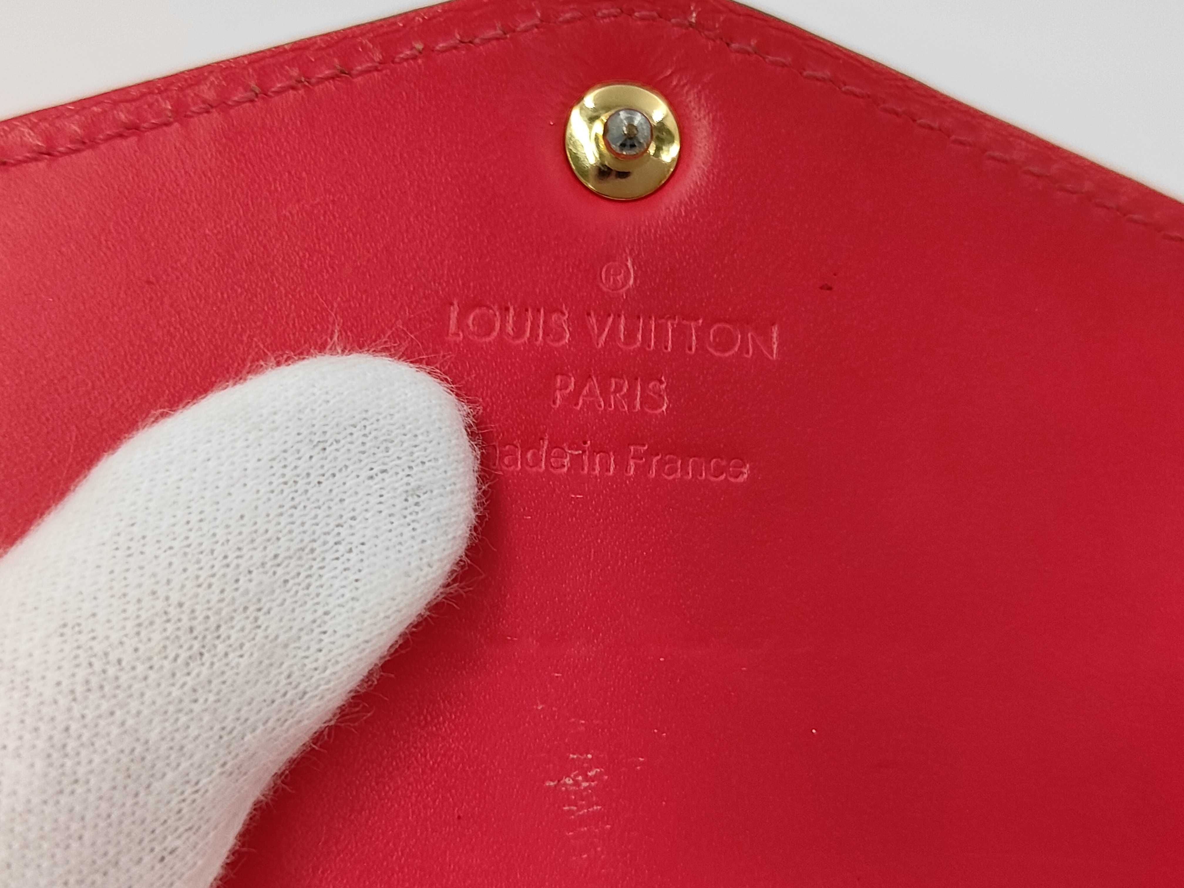 Vernis Louis Vuitton Vernis Portefeuille Sarah Hot Pink TS4146 Wallet — view 5