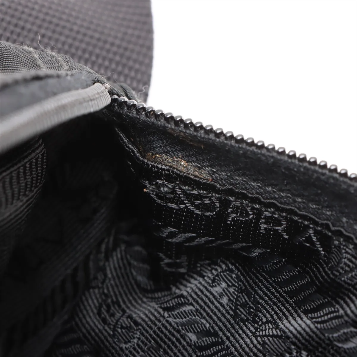 Tessuto Nylon x Leather Shoulder Bag Black BT0503 — view 13