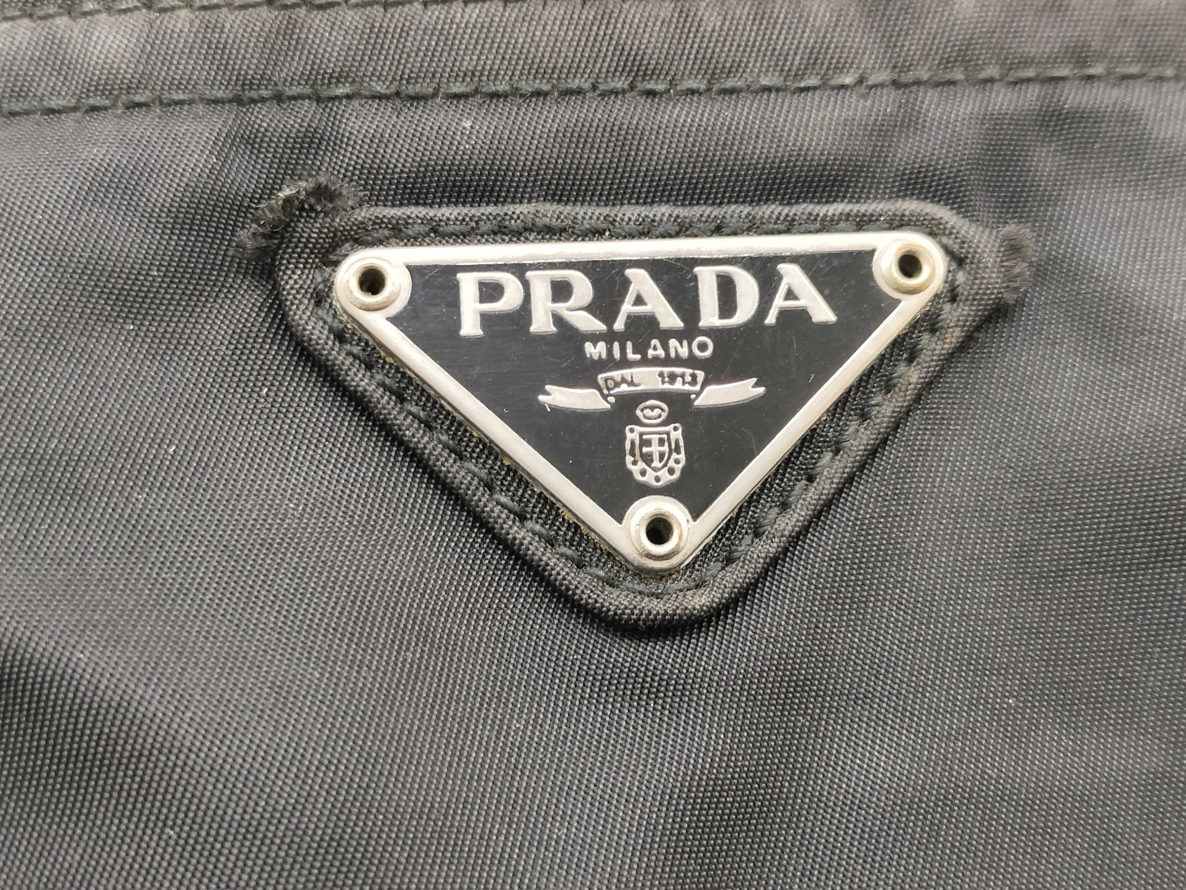 Nylon Shoulder Bag, Black — view 11