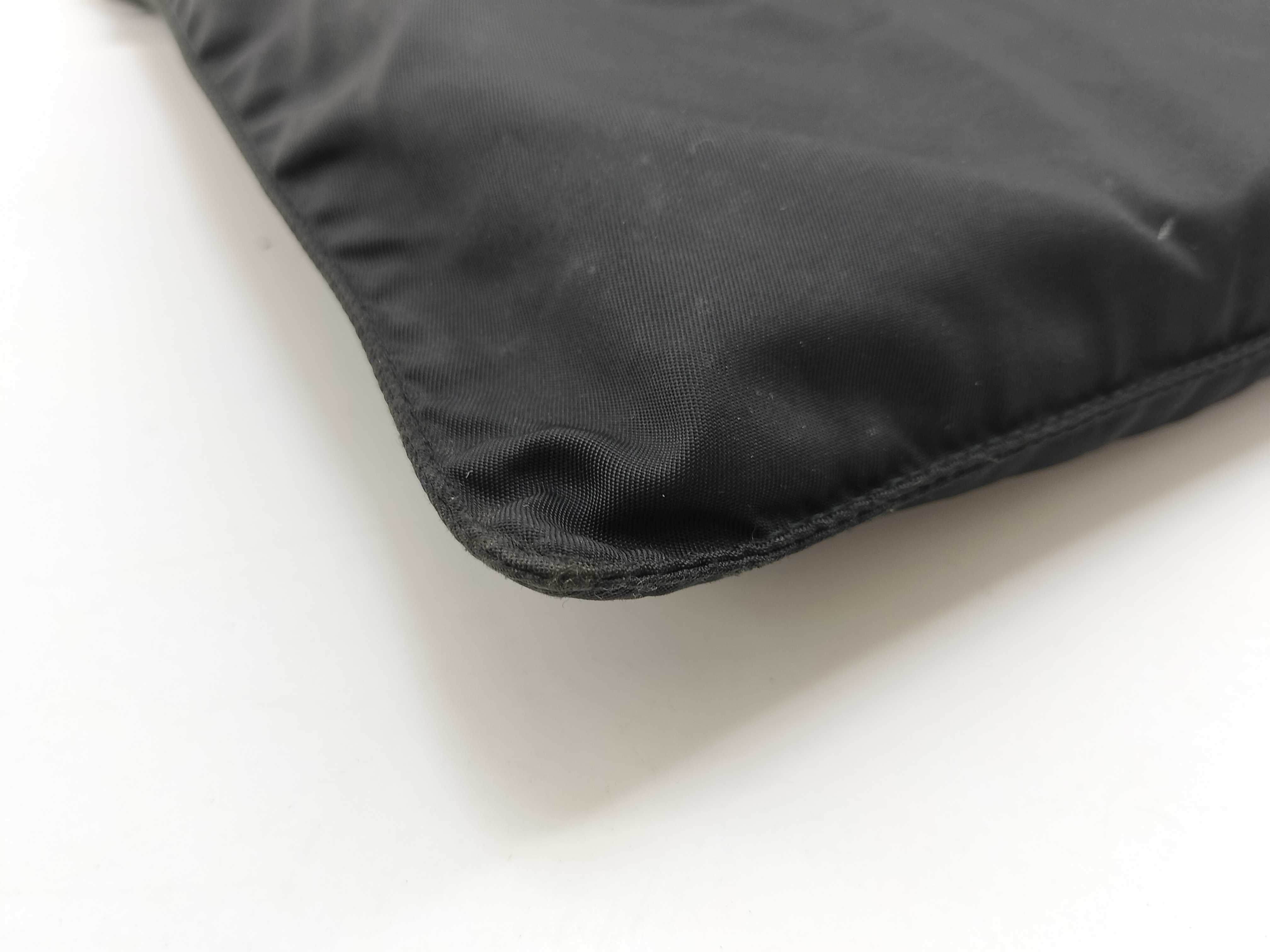 Nylon Shoulder Bag, Black — view 4