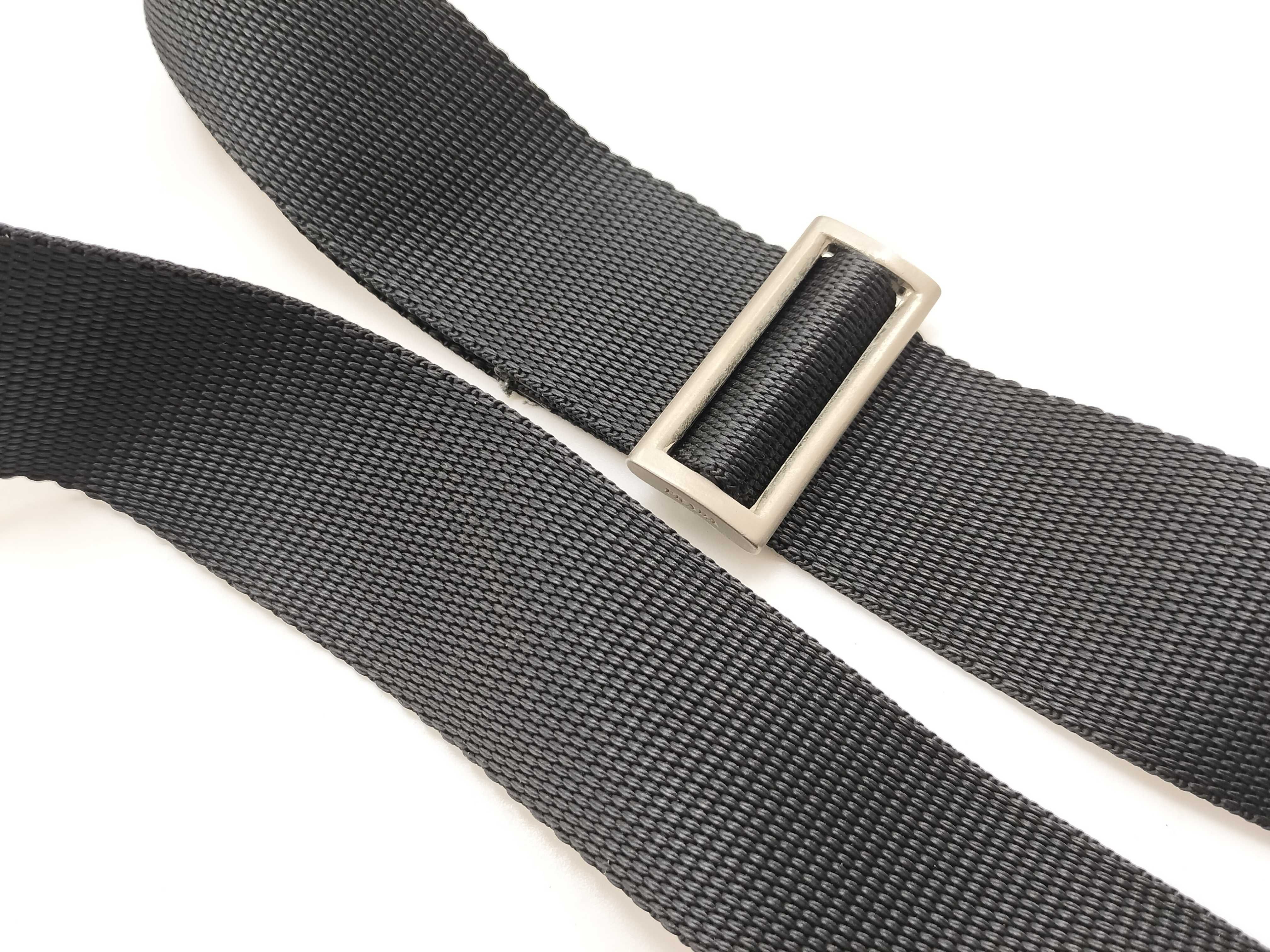 Nylon Shoulder Bag, Black — view 7