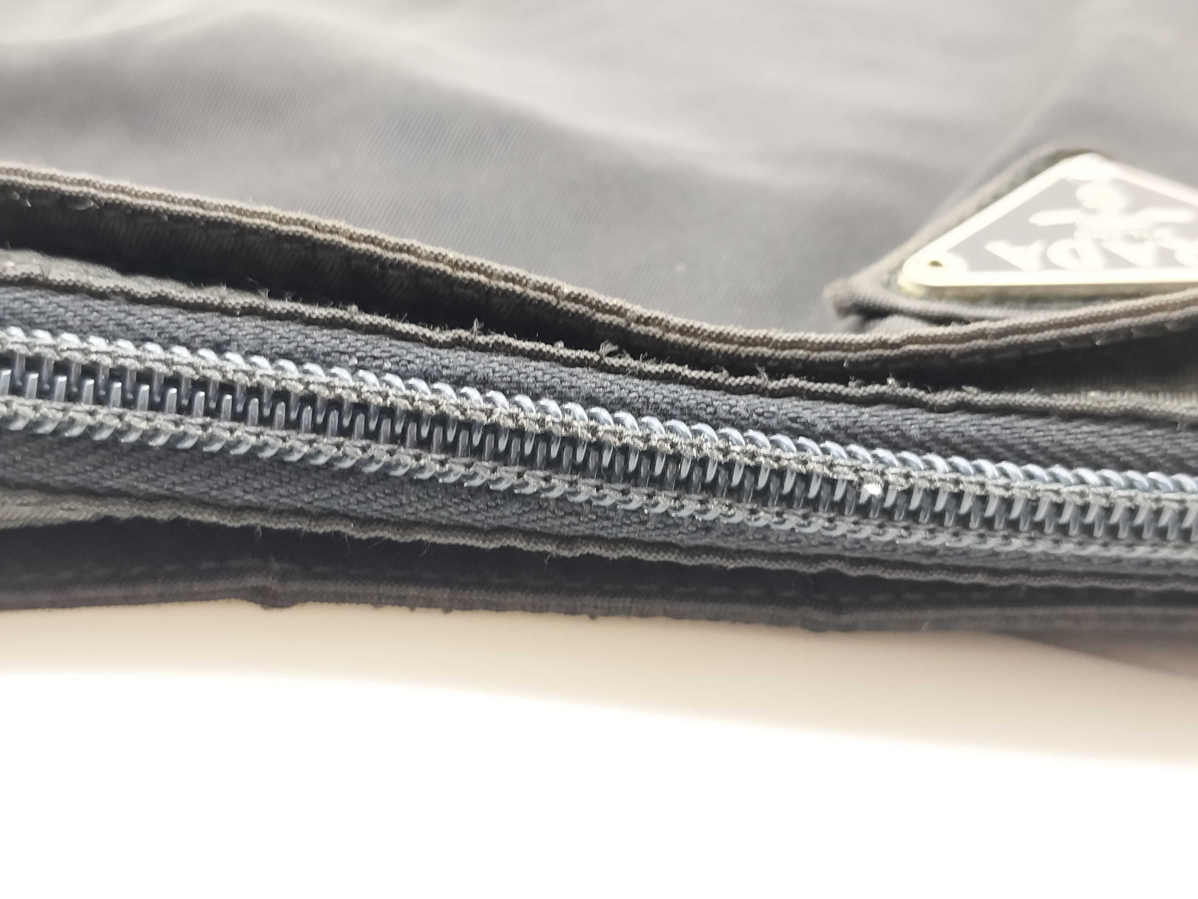 Nylon Shoulder Bag, Black — view 9