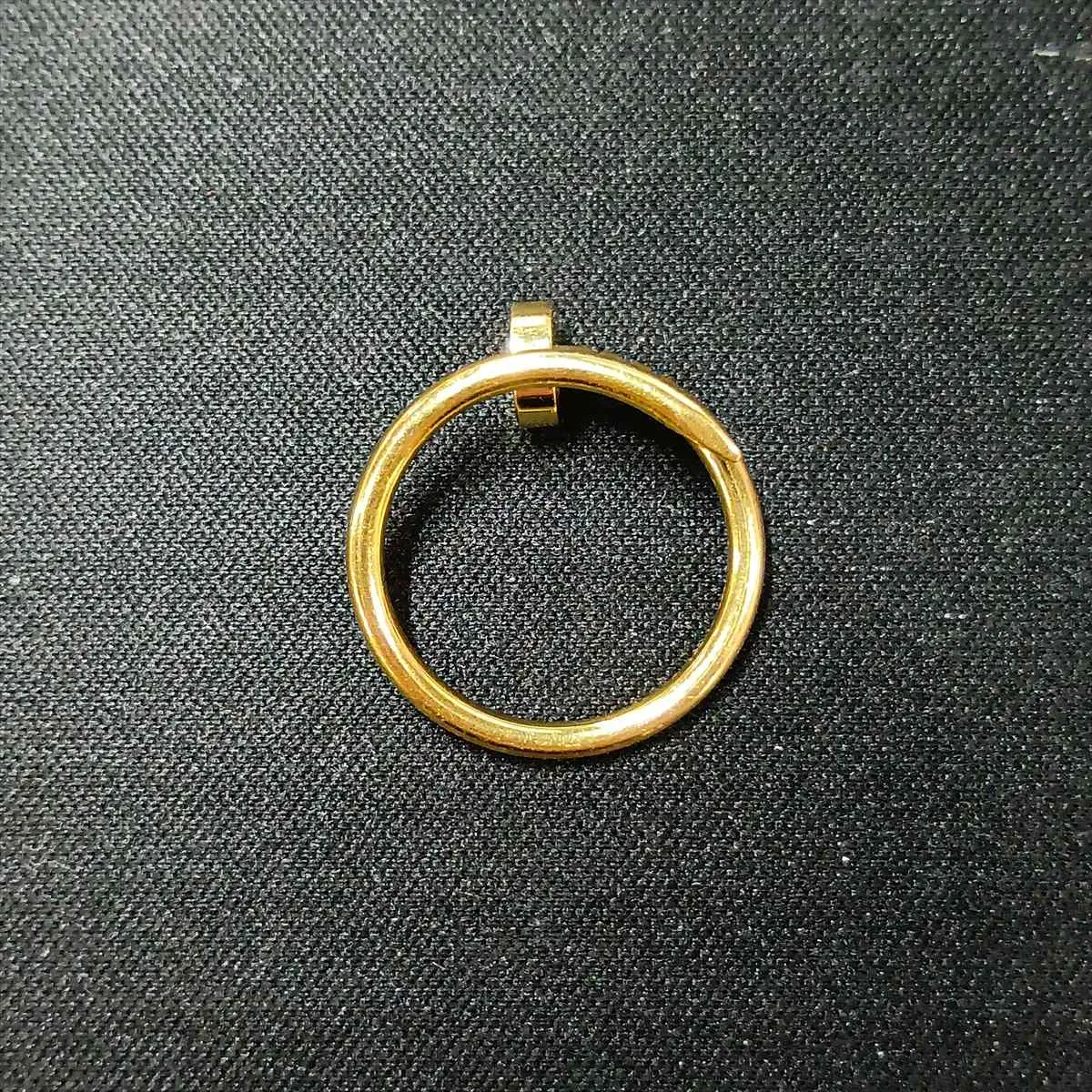 Juste un Clou SM Ring, 750 (Yellow Gold), 3.3g, Size 48, VUI673, — view 6