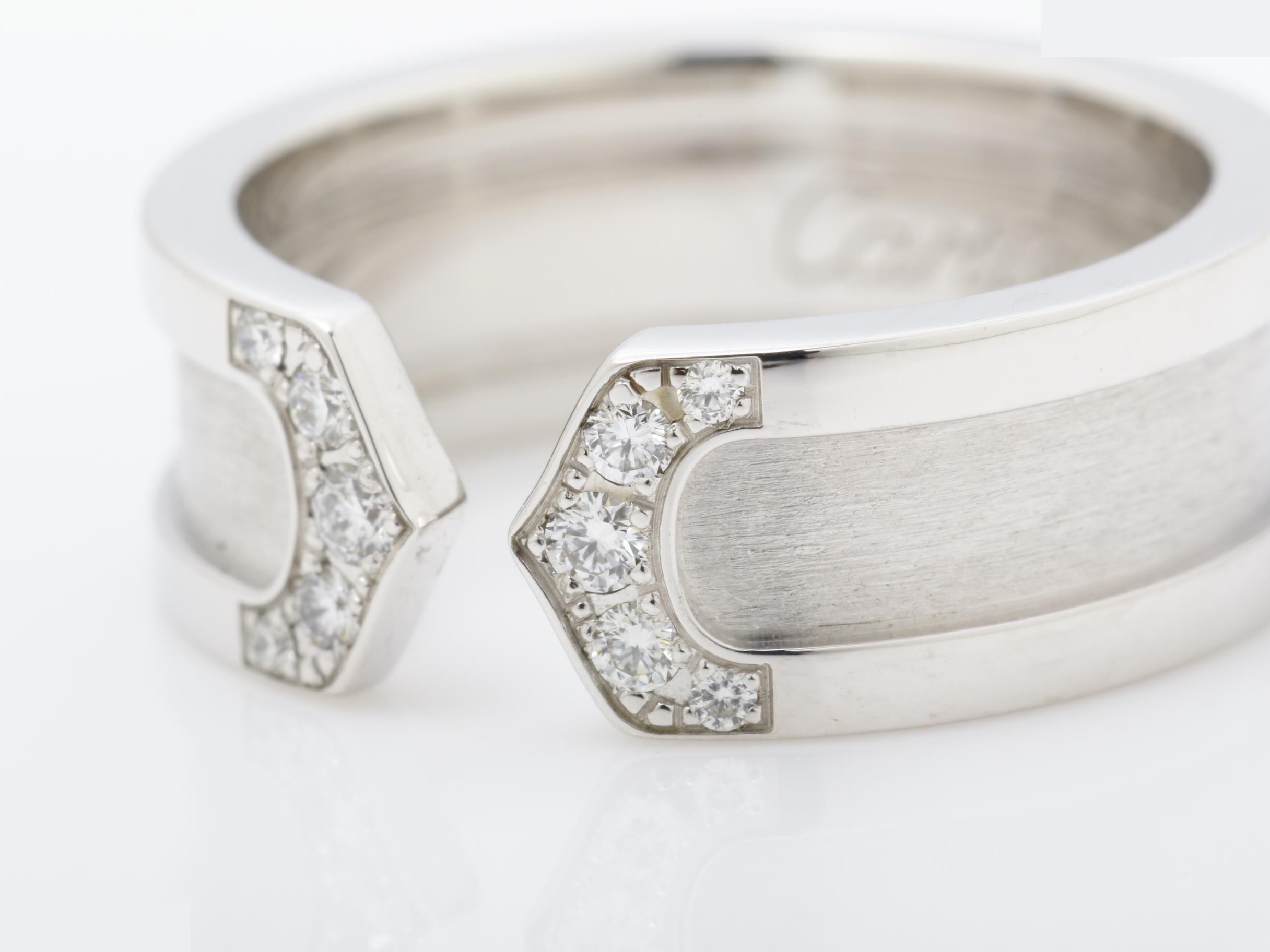 2C Motif (Precious Metal) Ring, 750WG, 6.5g, #47 — view 3