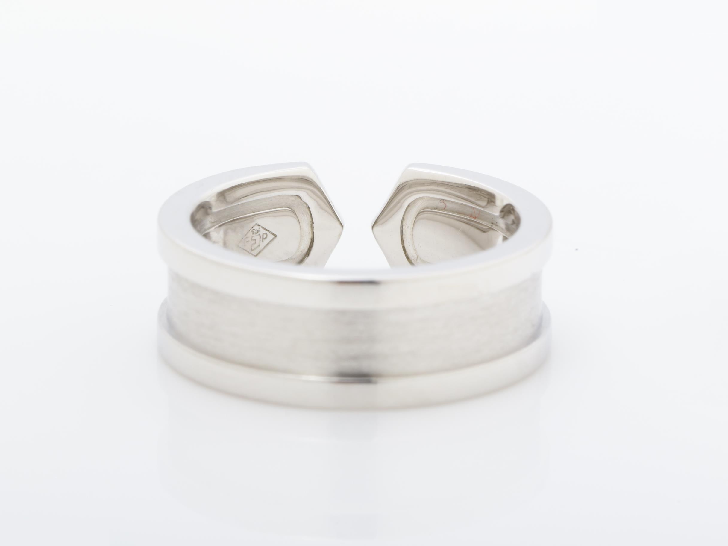 2C Motif (Precious Metal) Ring, 750WG, 6.5g, #47 — view 4