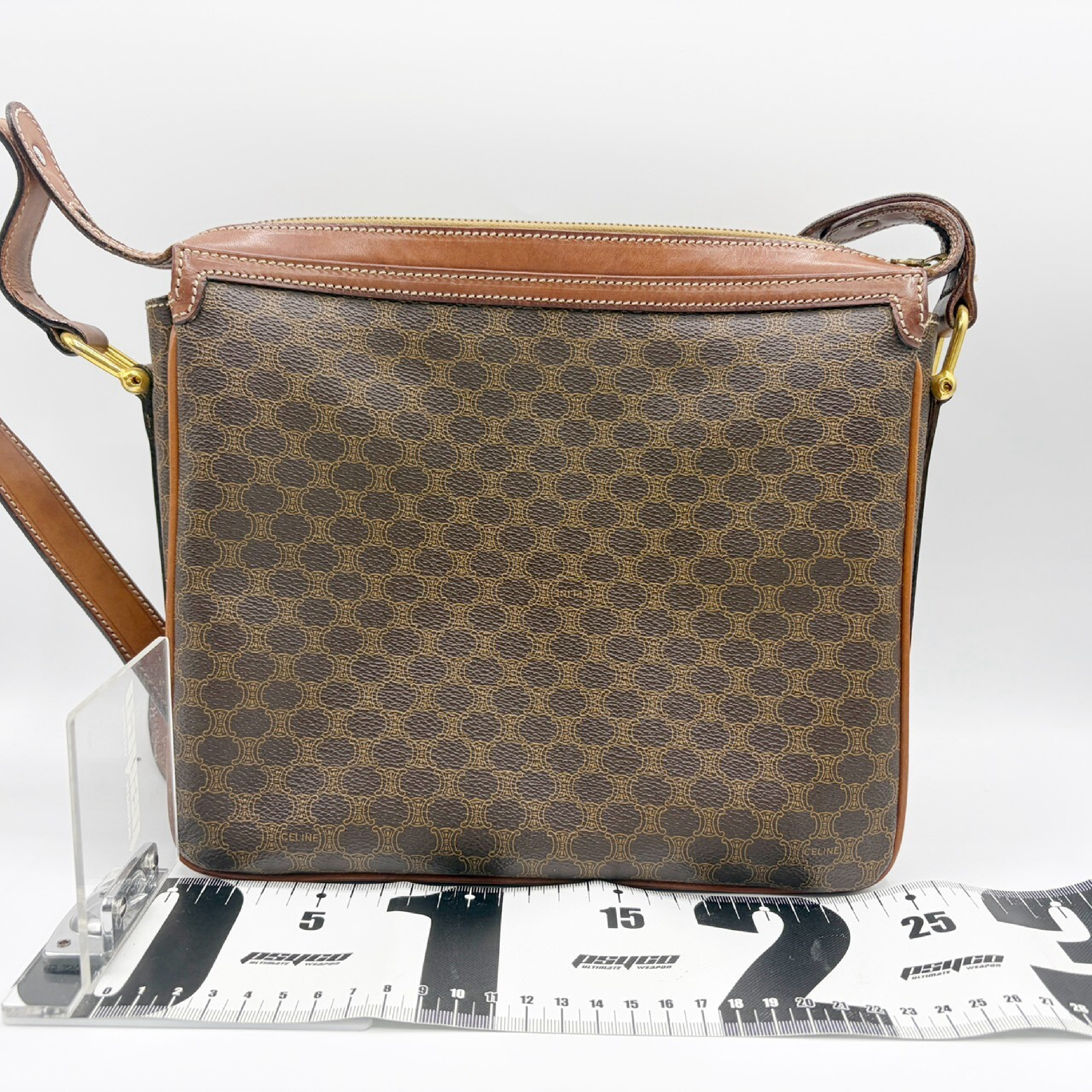 Macadam PVC Leather Brown Shoulder Bag — view 3