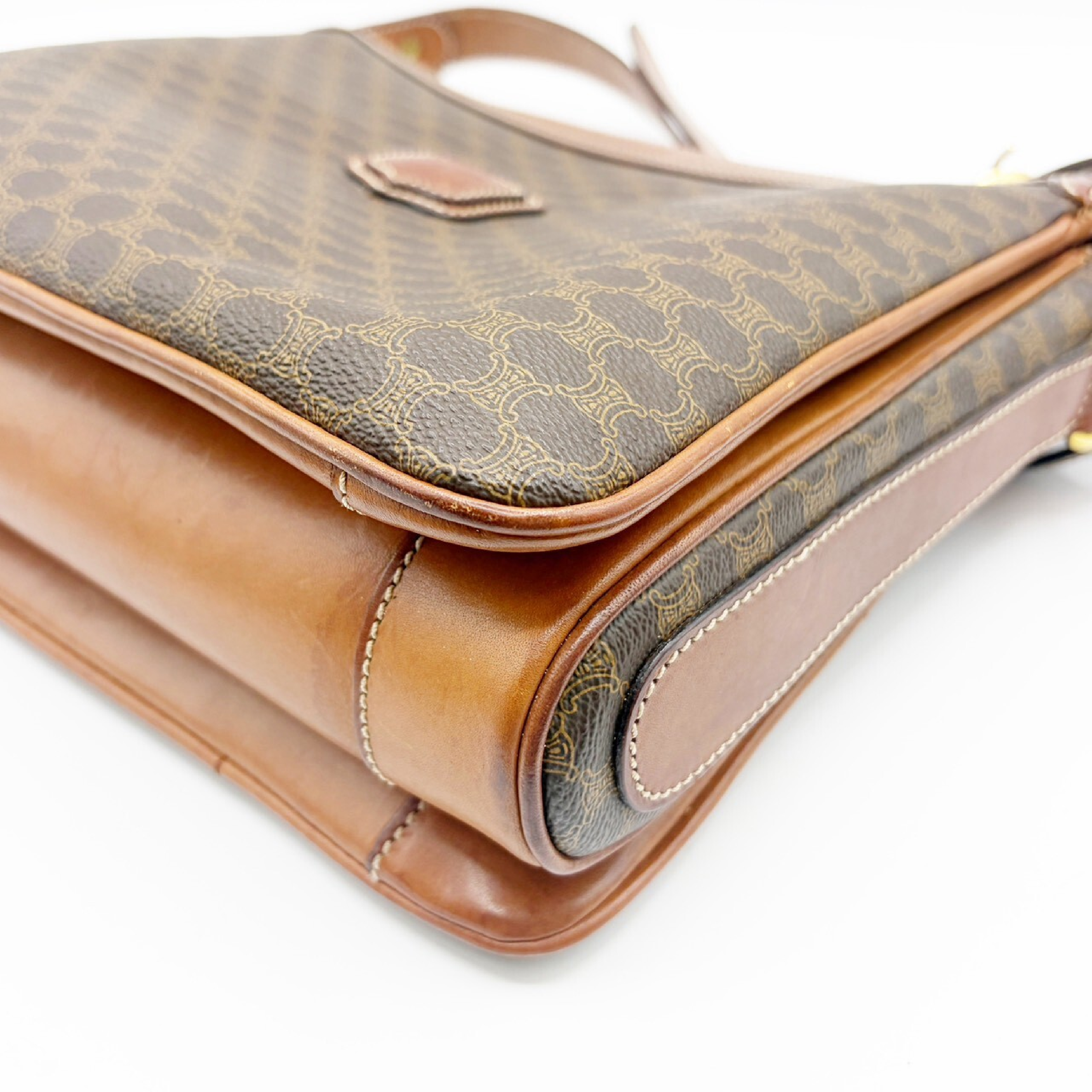 Macadam PVC Leather Brown Shoulder Bag — view 6