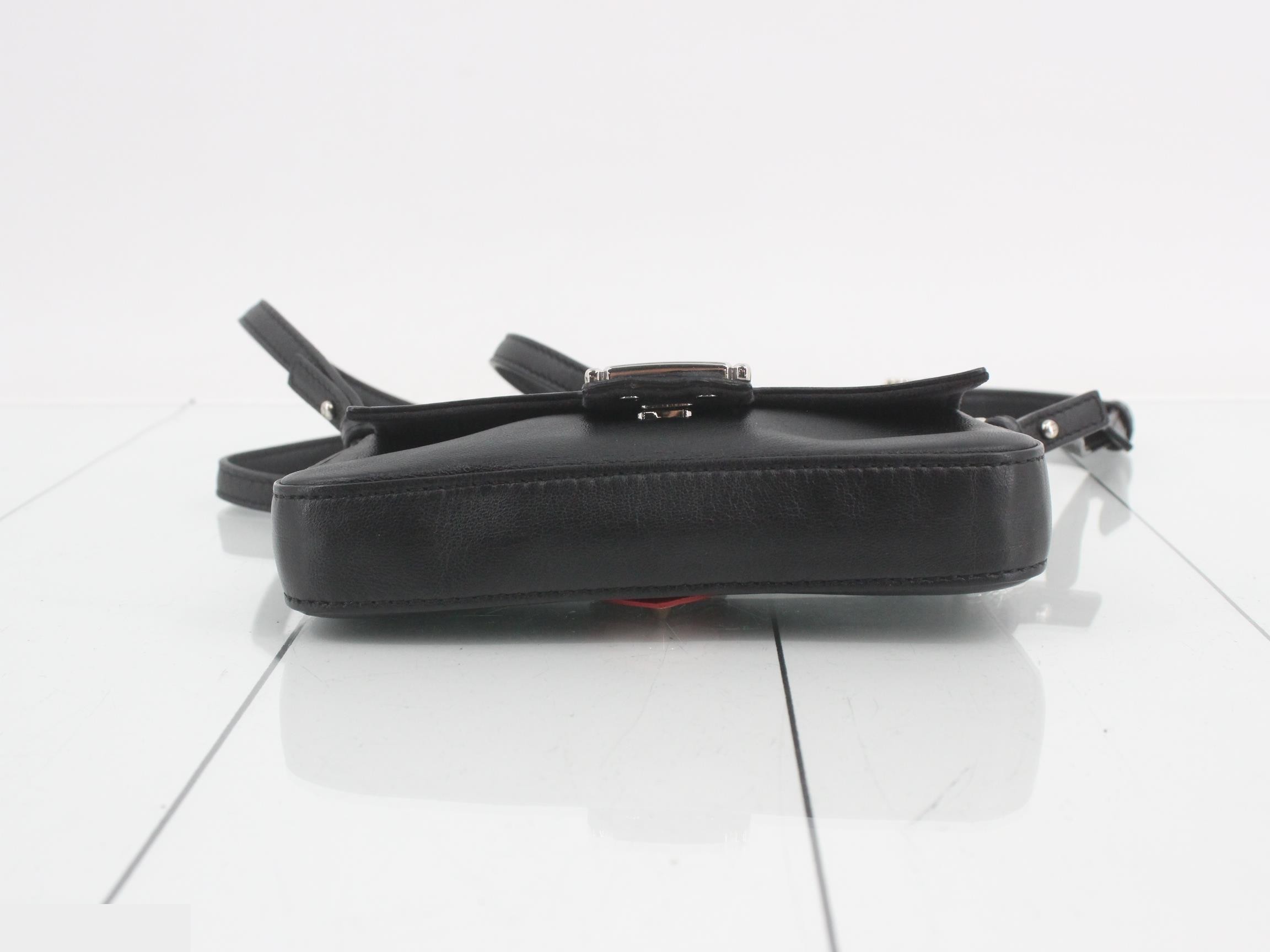 Leather Bucket 2-Way Shoulder Bag — view 3