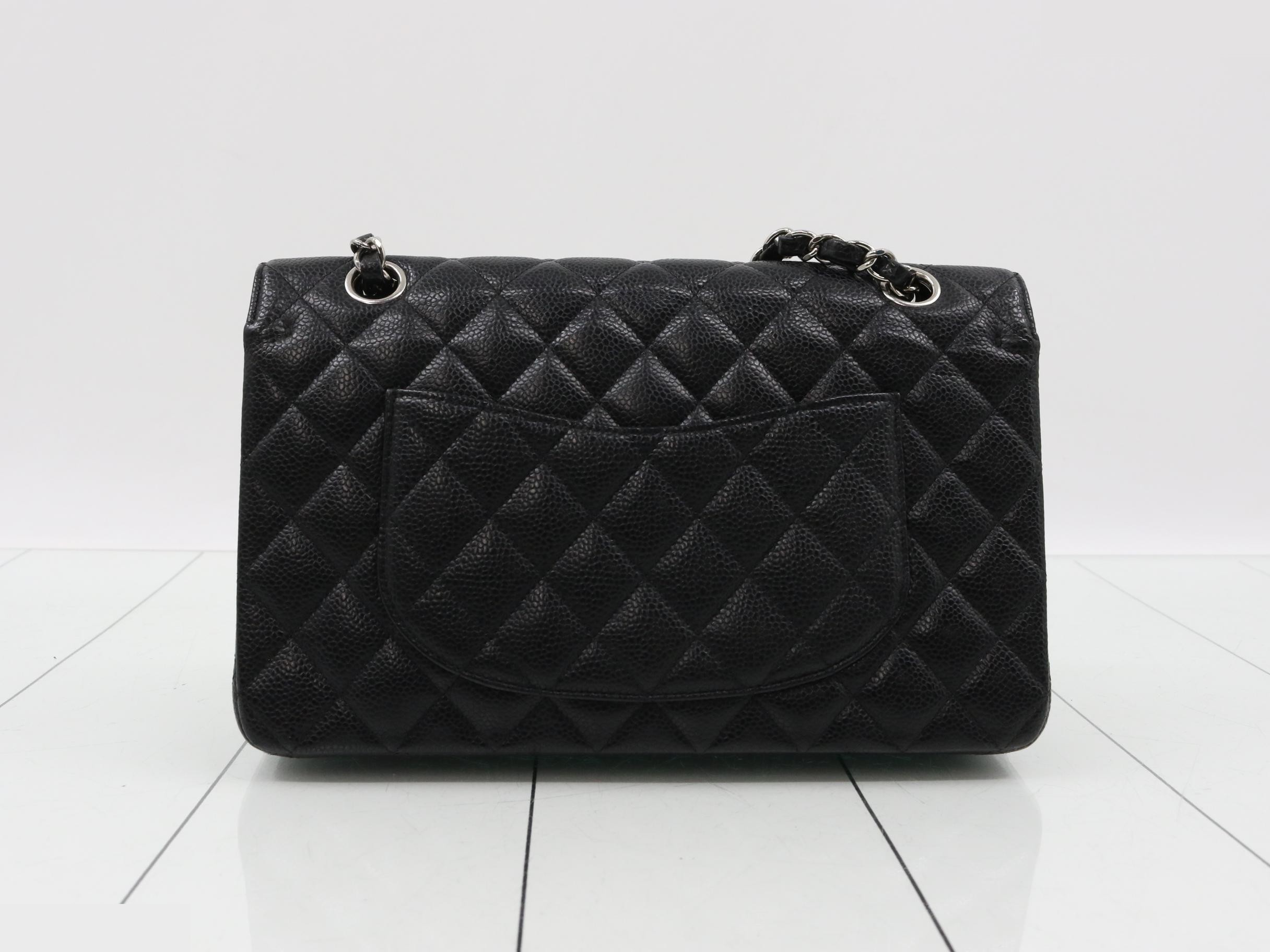 Caviar Double Flap 25 Shoulder Bag (with seal) — view 2