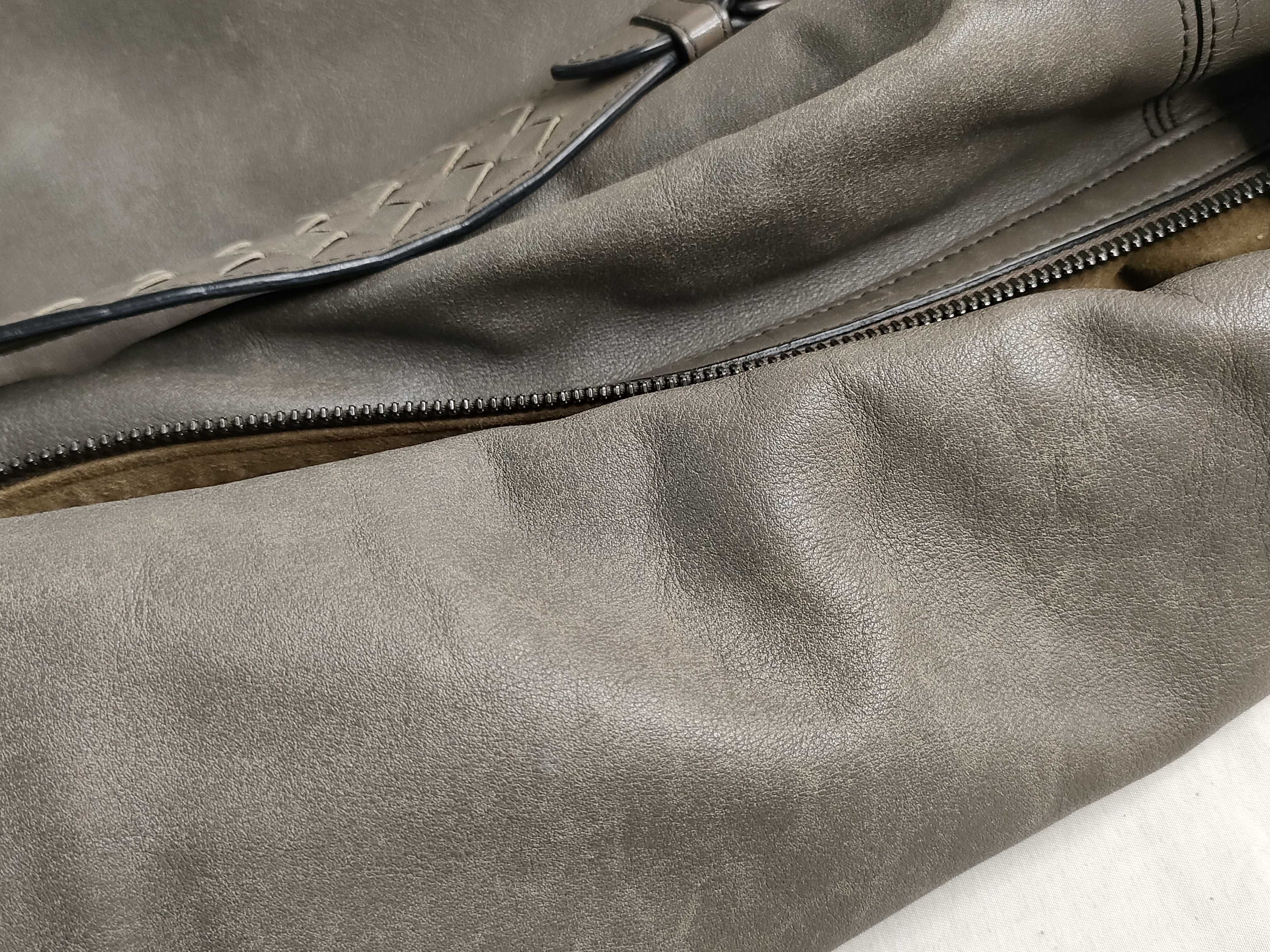 Intrecciato Leather Shoulder Bag — view 14