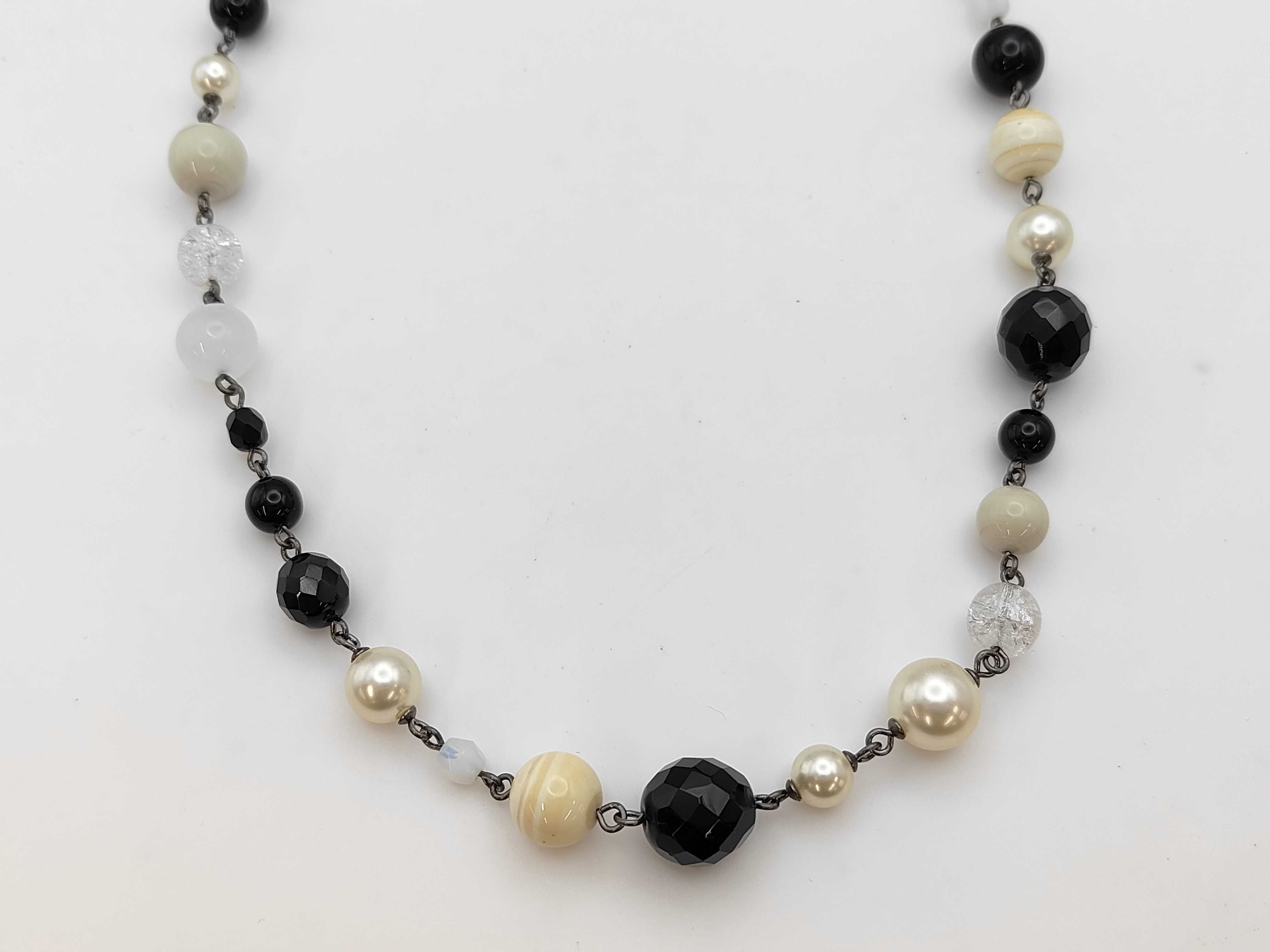 Coco Mark Pearl Long Necklace — view 2