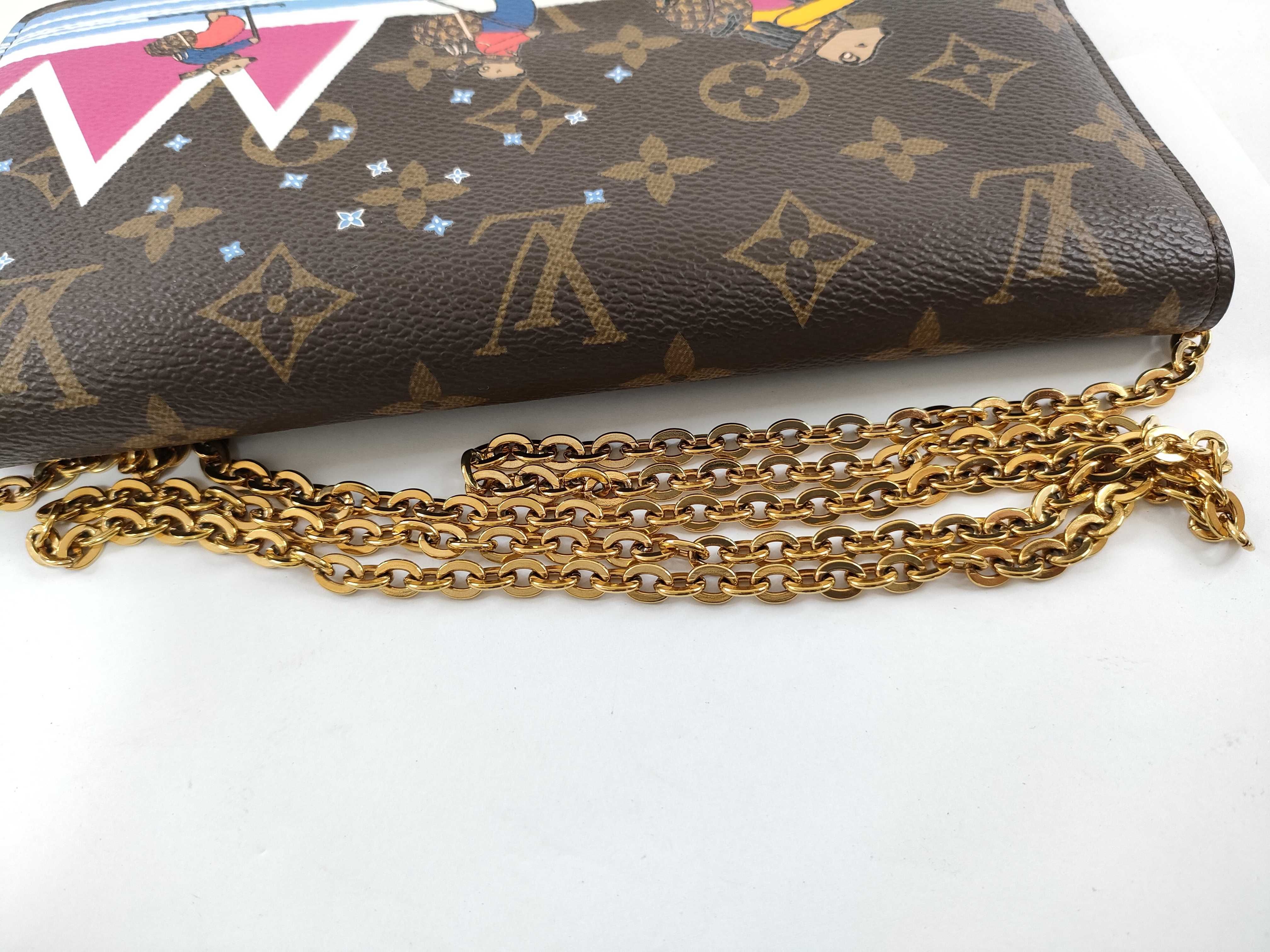 Monogram Pochette Weekend Christmas Wallet — view 11