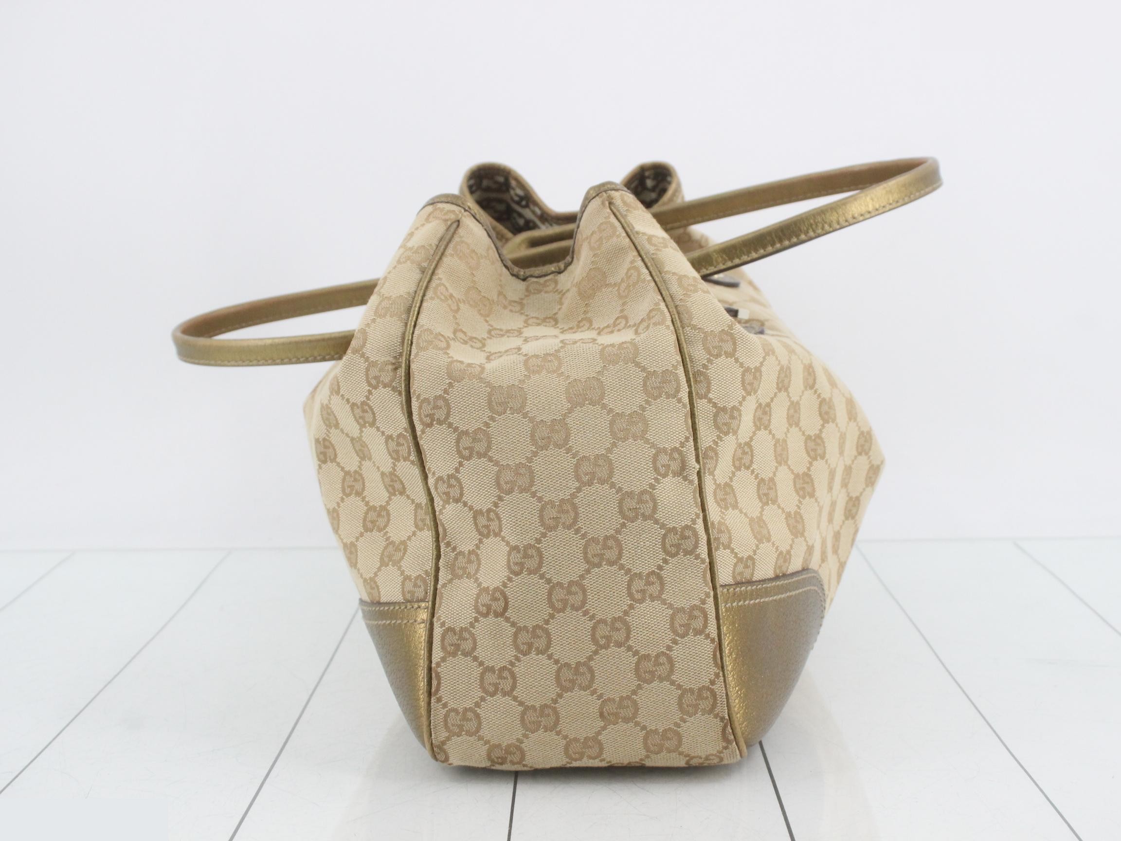 GG Canvas Ribbon Tote Bag with Dust Bag — view 4