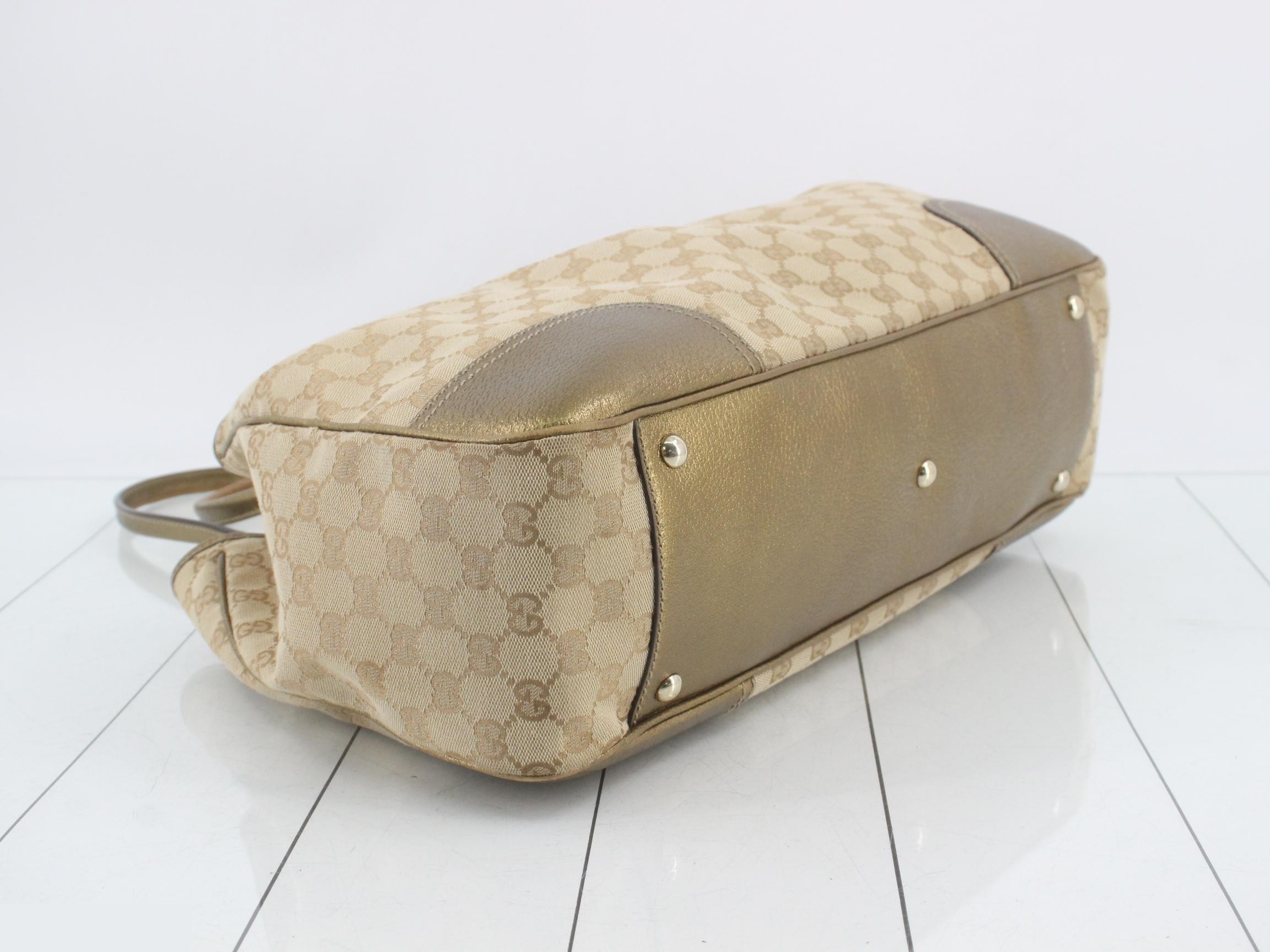 GG Canvas Ribbon Tote Bag with Dust Bag — view 5