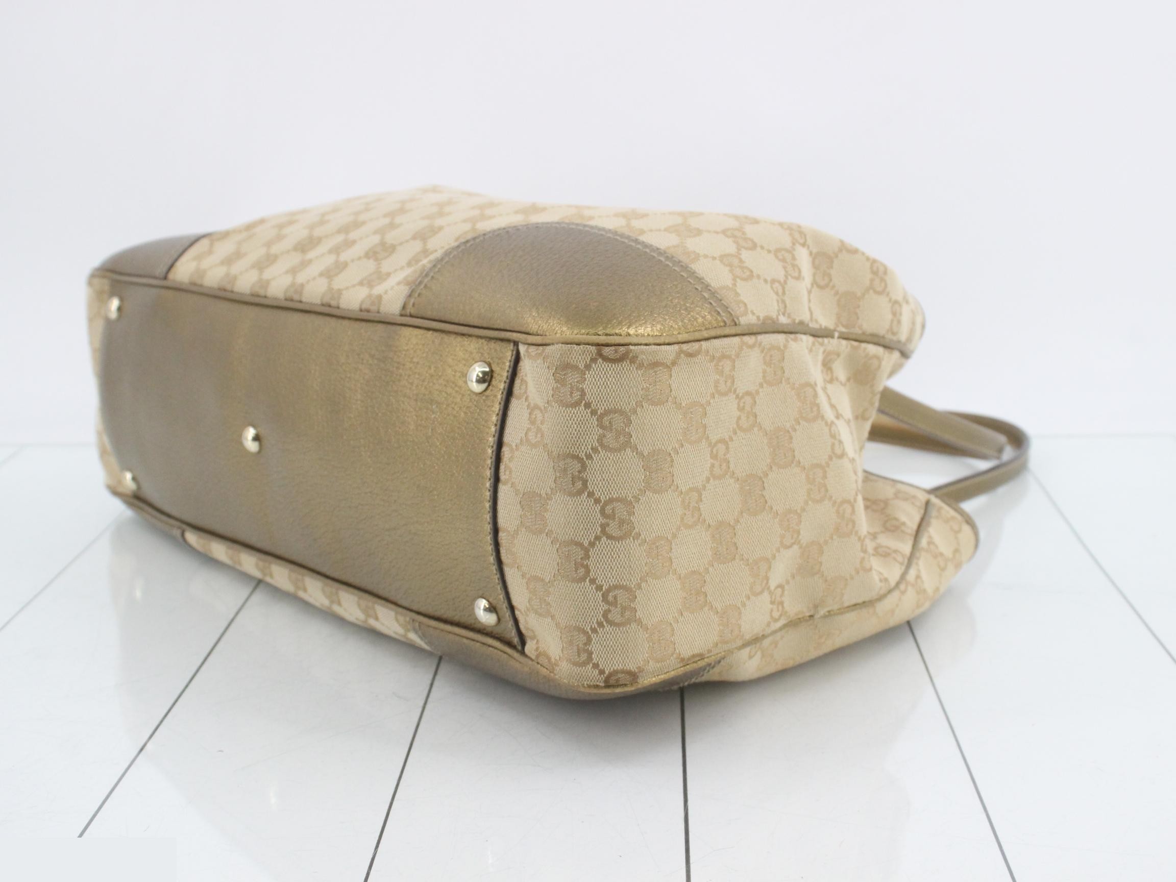 GG Canvas Ribbon Tote Bag with Dust Bag — view 6