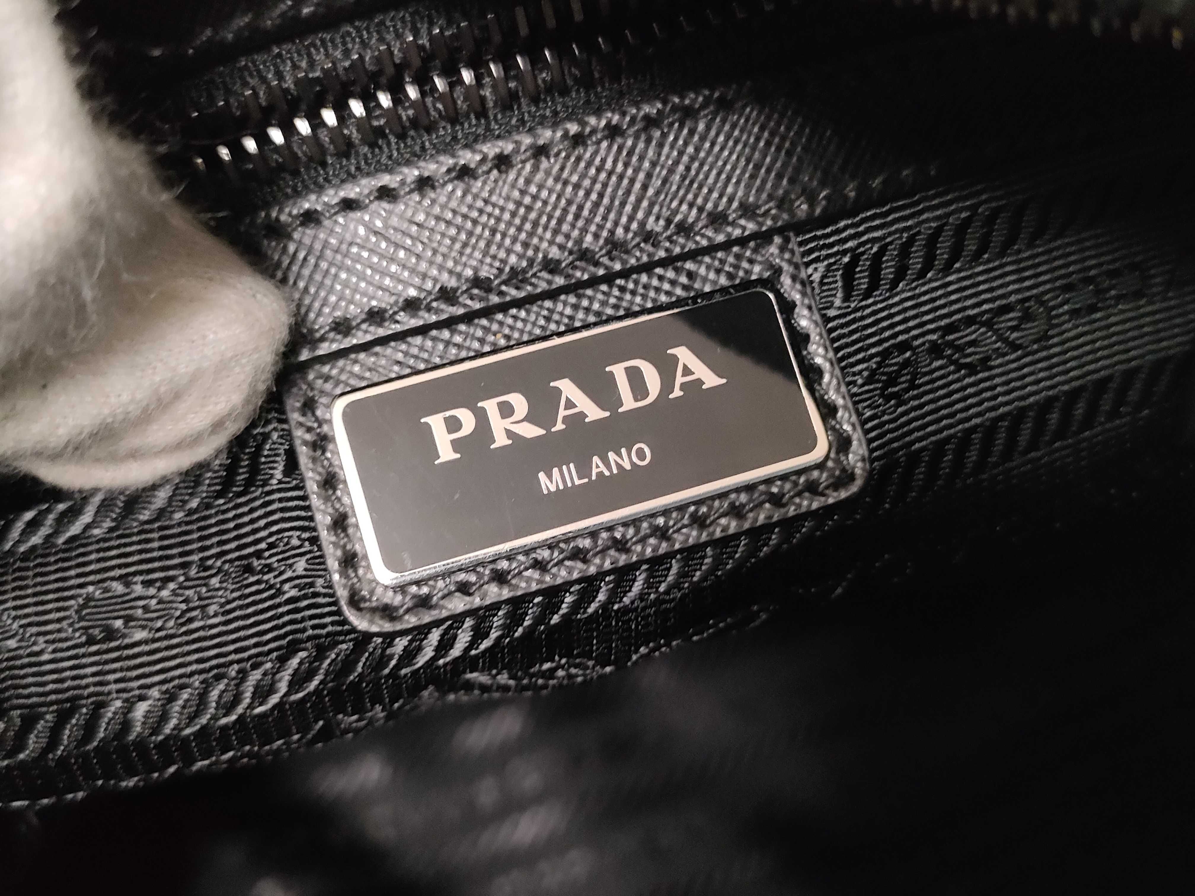 Nylon Shoulder Bag, Black — view 10