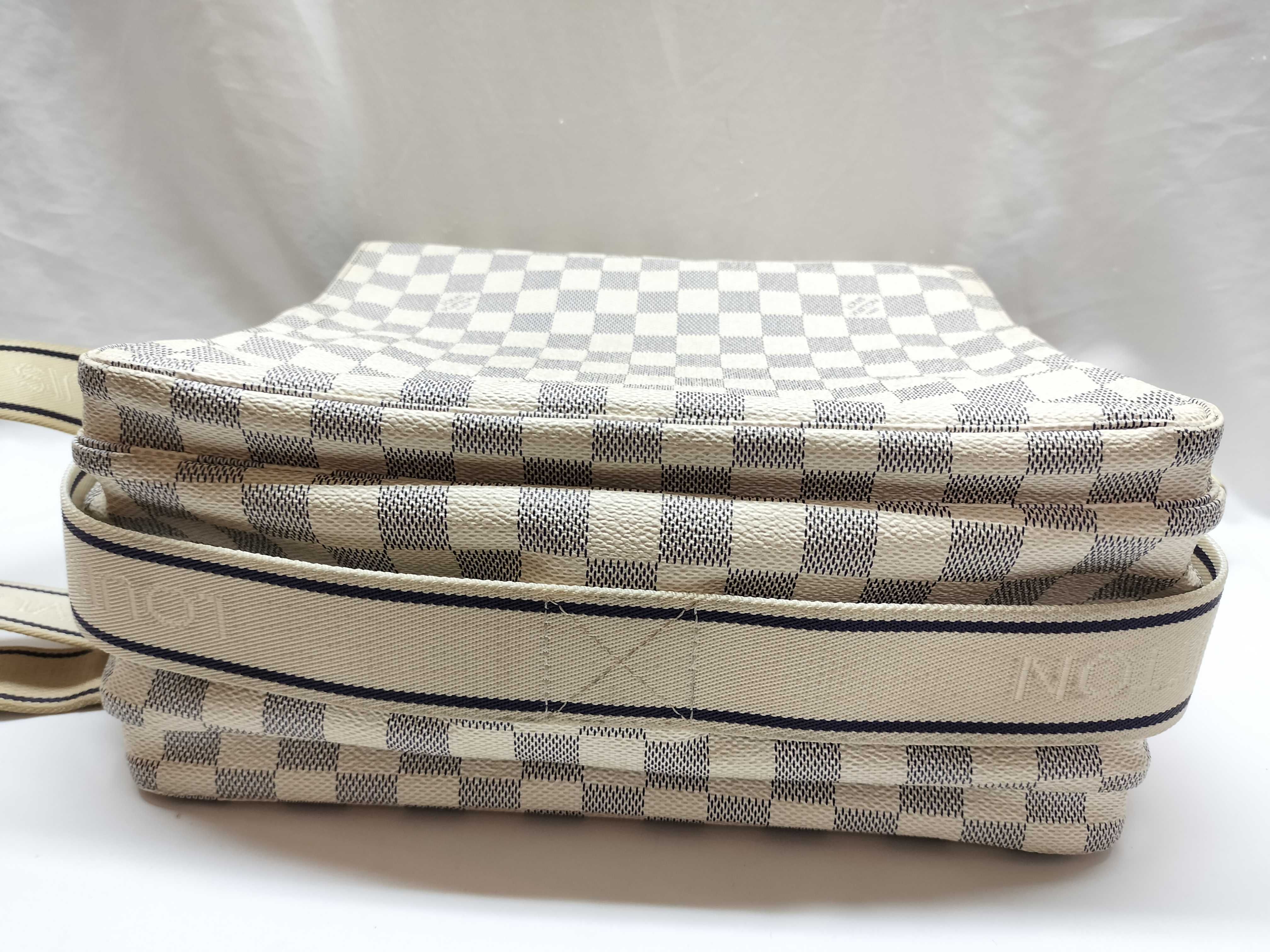 Damier Azur N51189 Naviglio Shoulder Bag — view 3