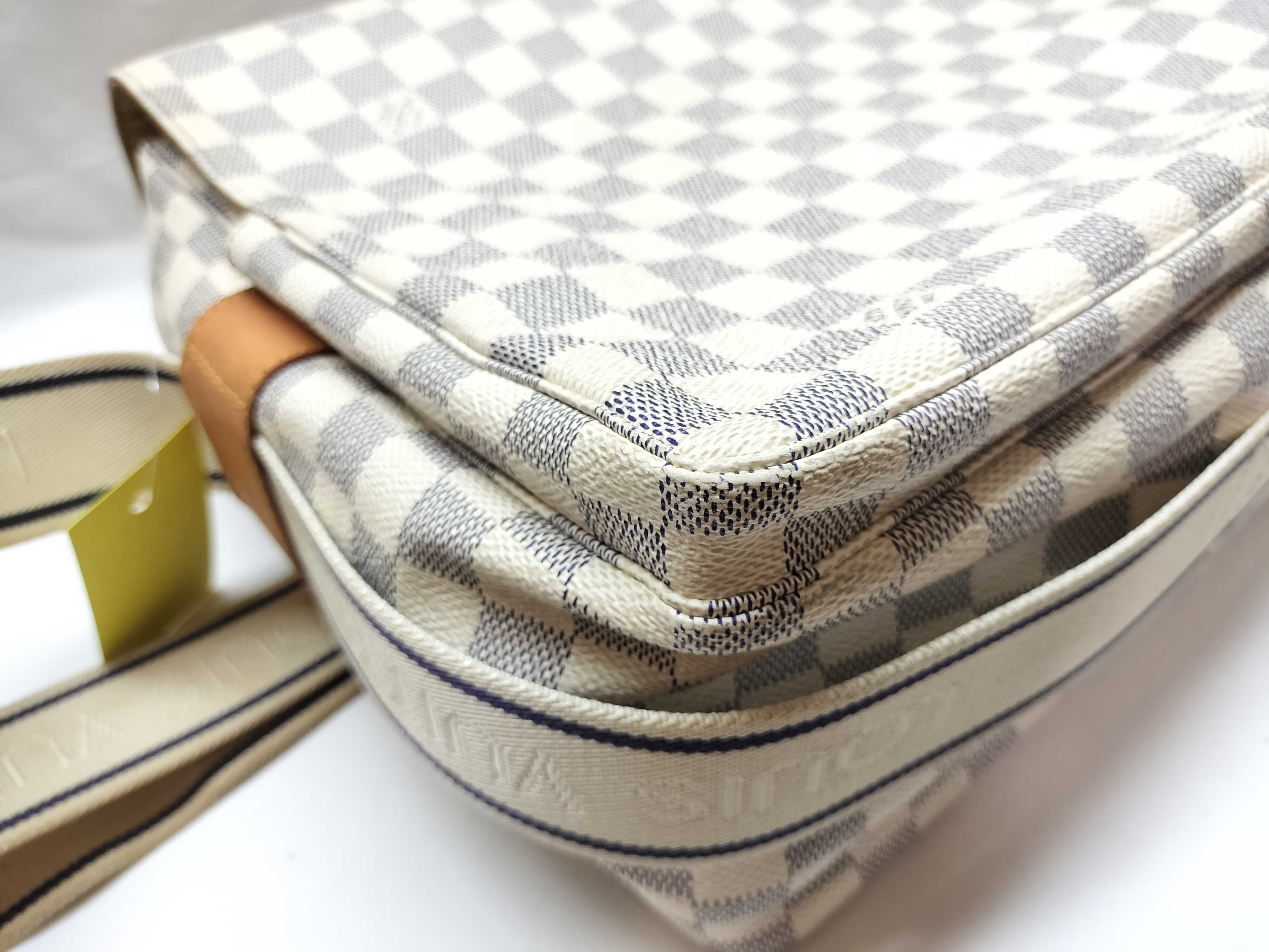 Damier Azur N51189 Naviglio Shoulder Bag — view 4
