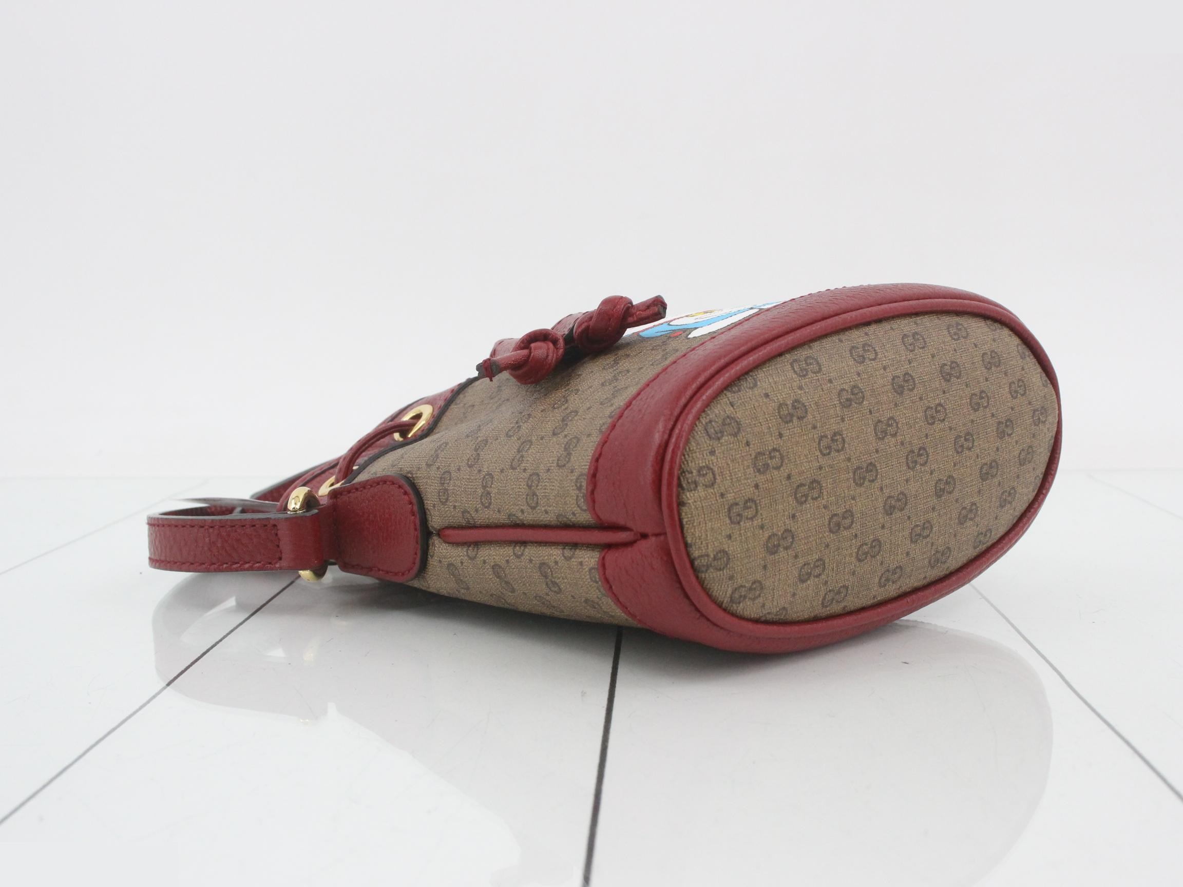 Micro GG Supreme Drawstring Bag - Doraemon Shoulder Bag — view 5
