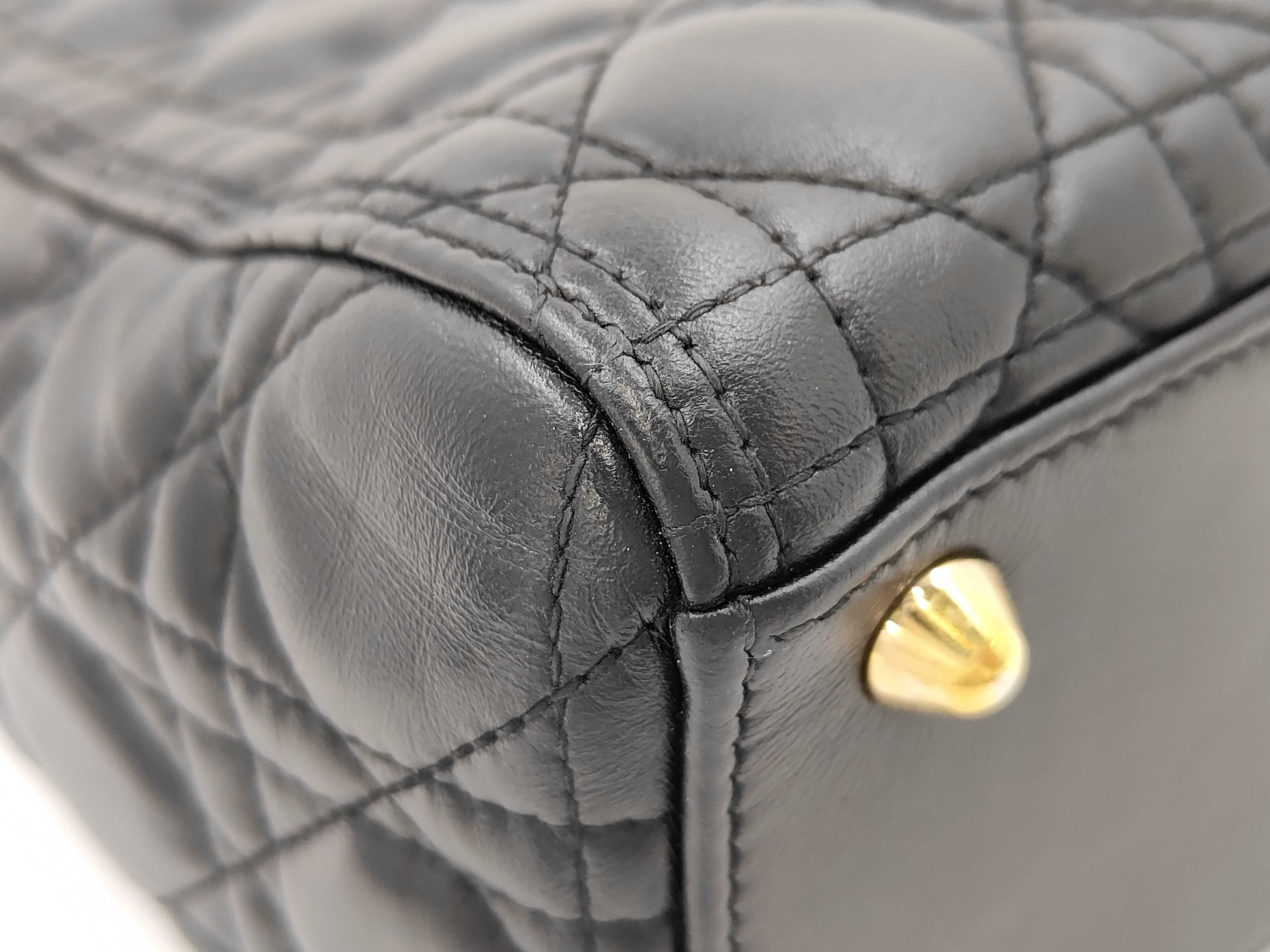 Cannage Lambskin 2-Way Bag Handbag — view 4