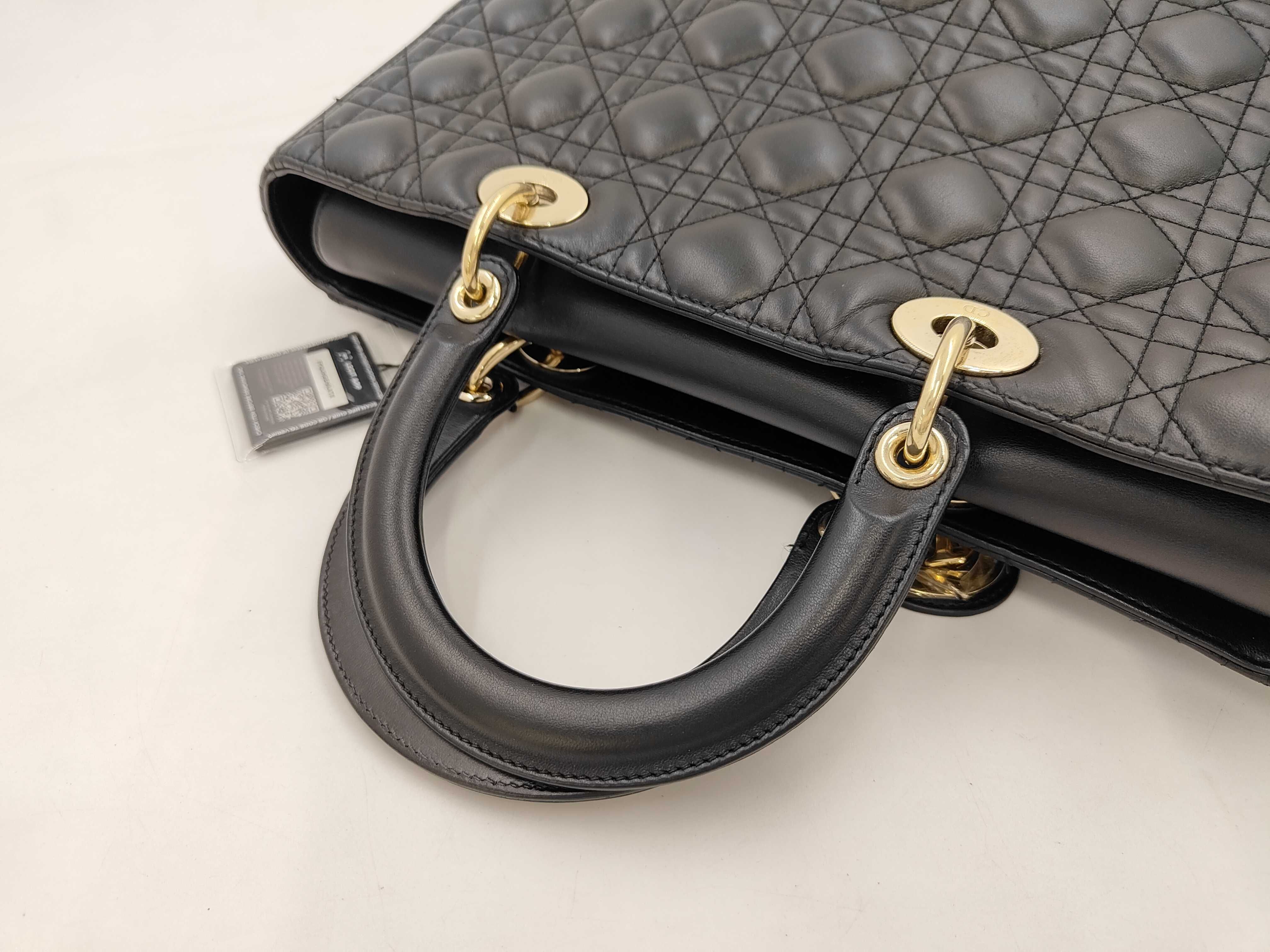 Cannage Lambskin 2-Way Bag Handbag — view 6