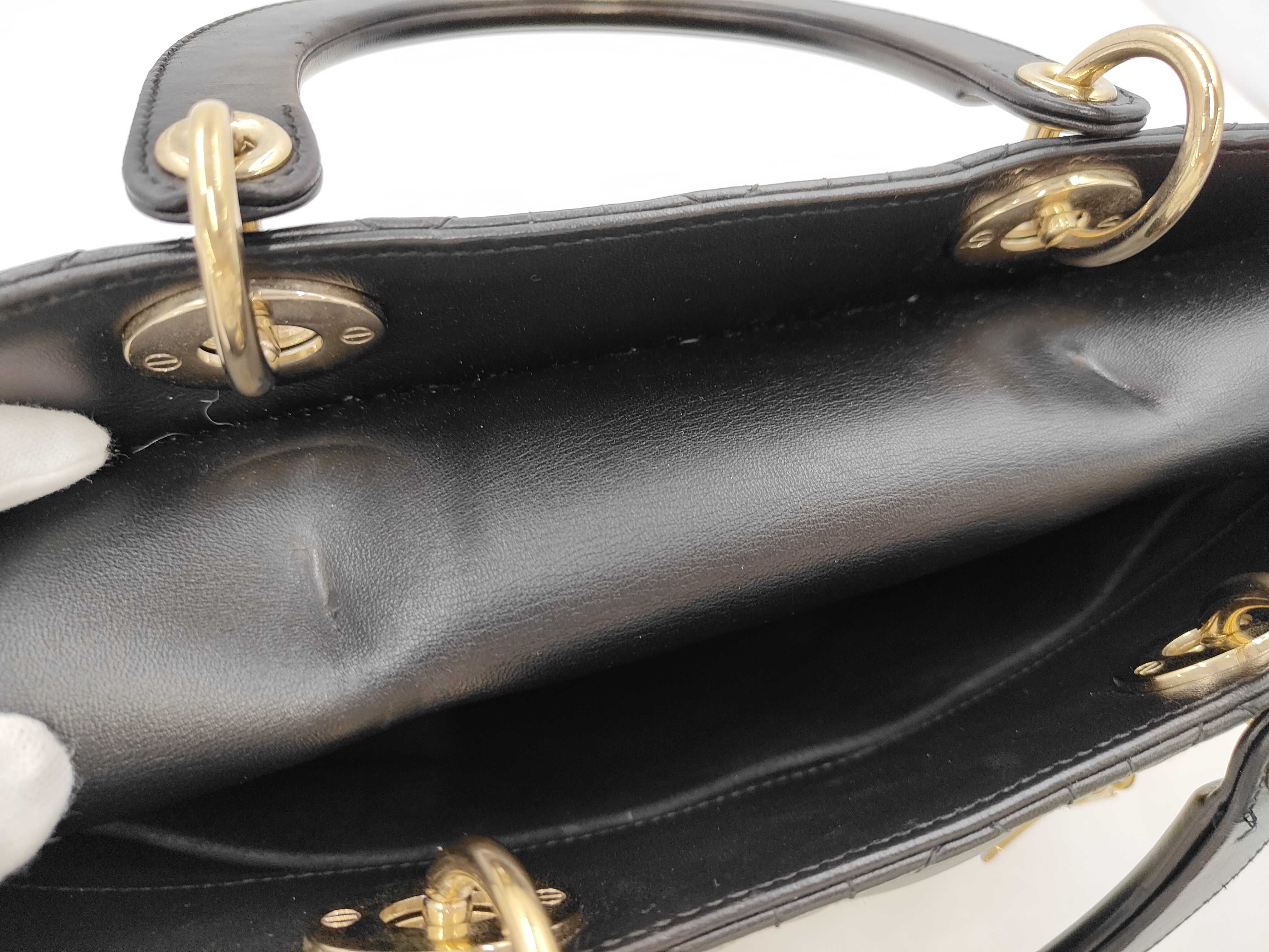 Cannage Lambskin 2-Way Bag Handbag — view 7