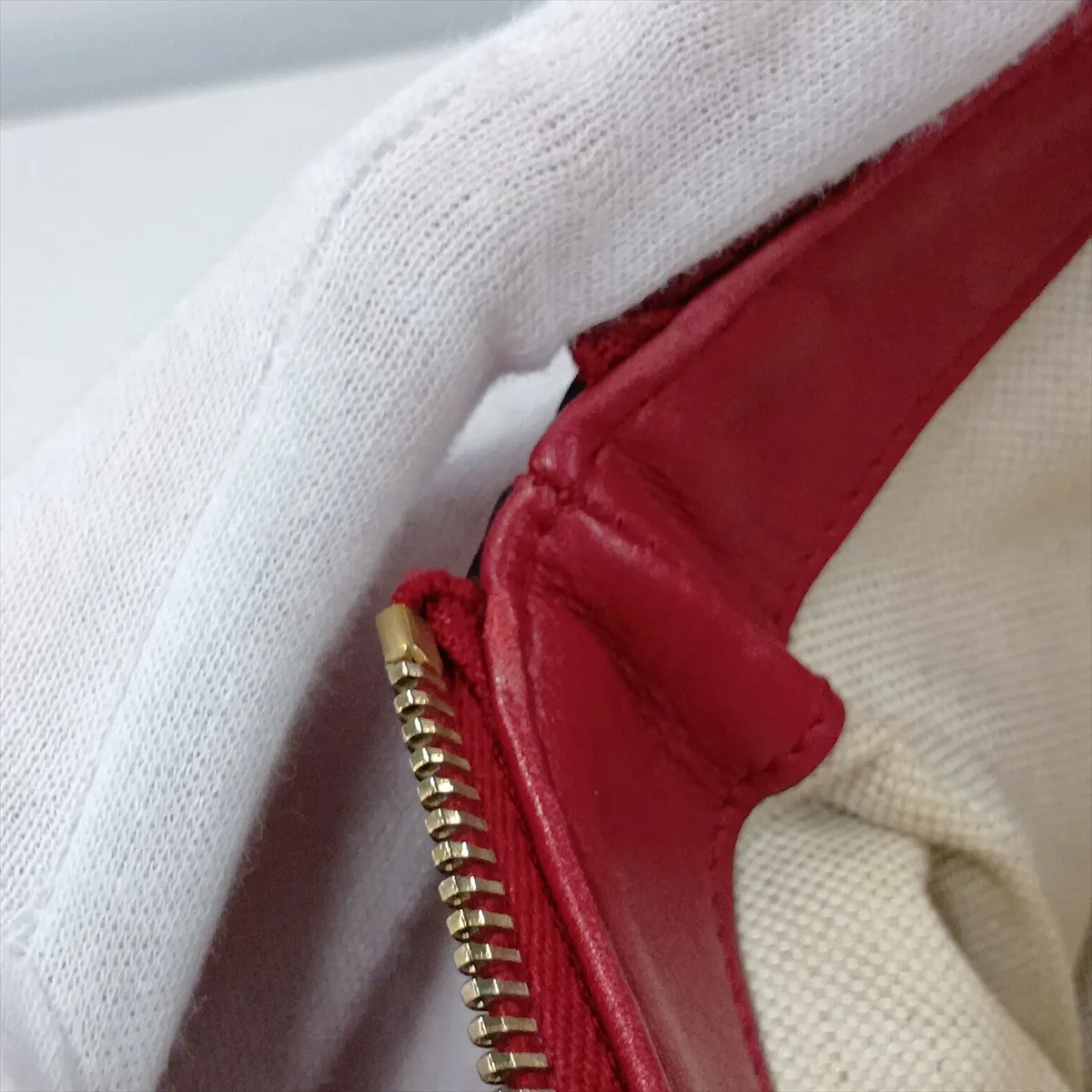 Guccissima Lovely Leather 2-Way Handbag Red — view 14