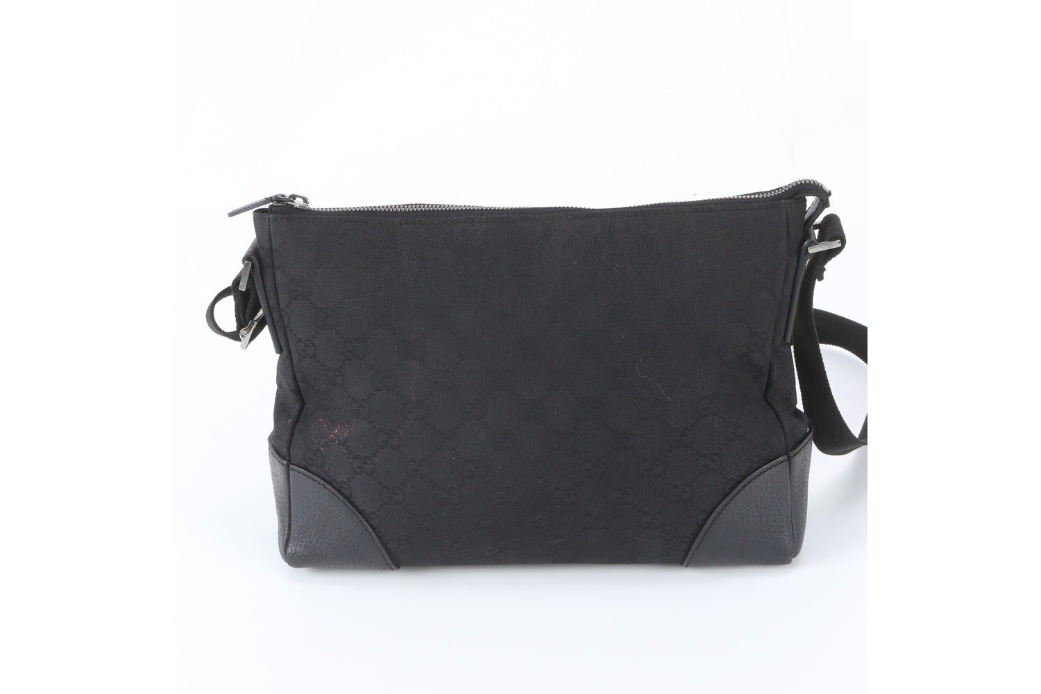 GG Canvas 114273 Leather Shoulder Bag (Crossbody) — view 3