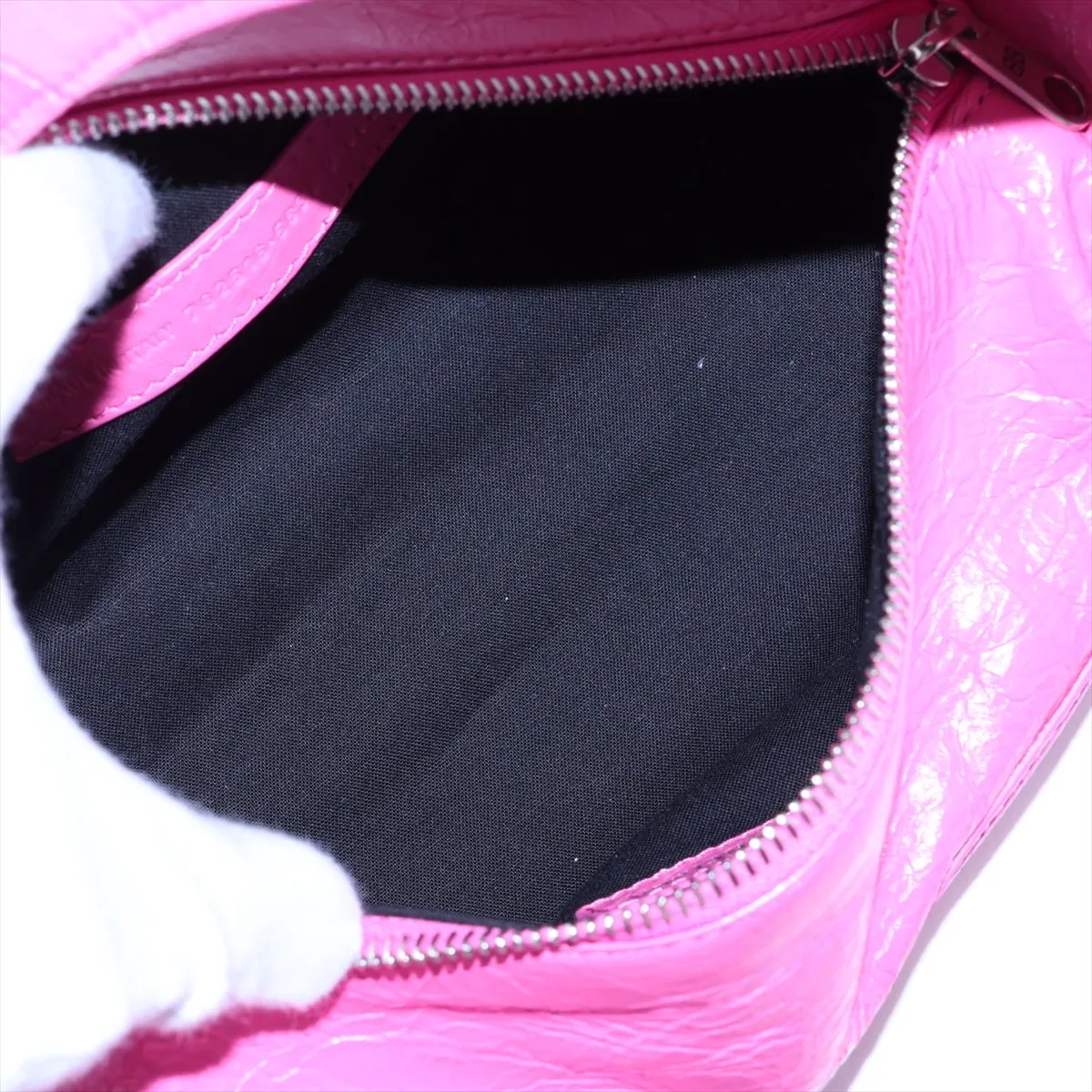 Superbusy Leather Shoulder Bag, Pink, 762516 — view 7