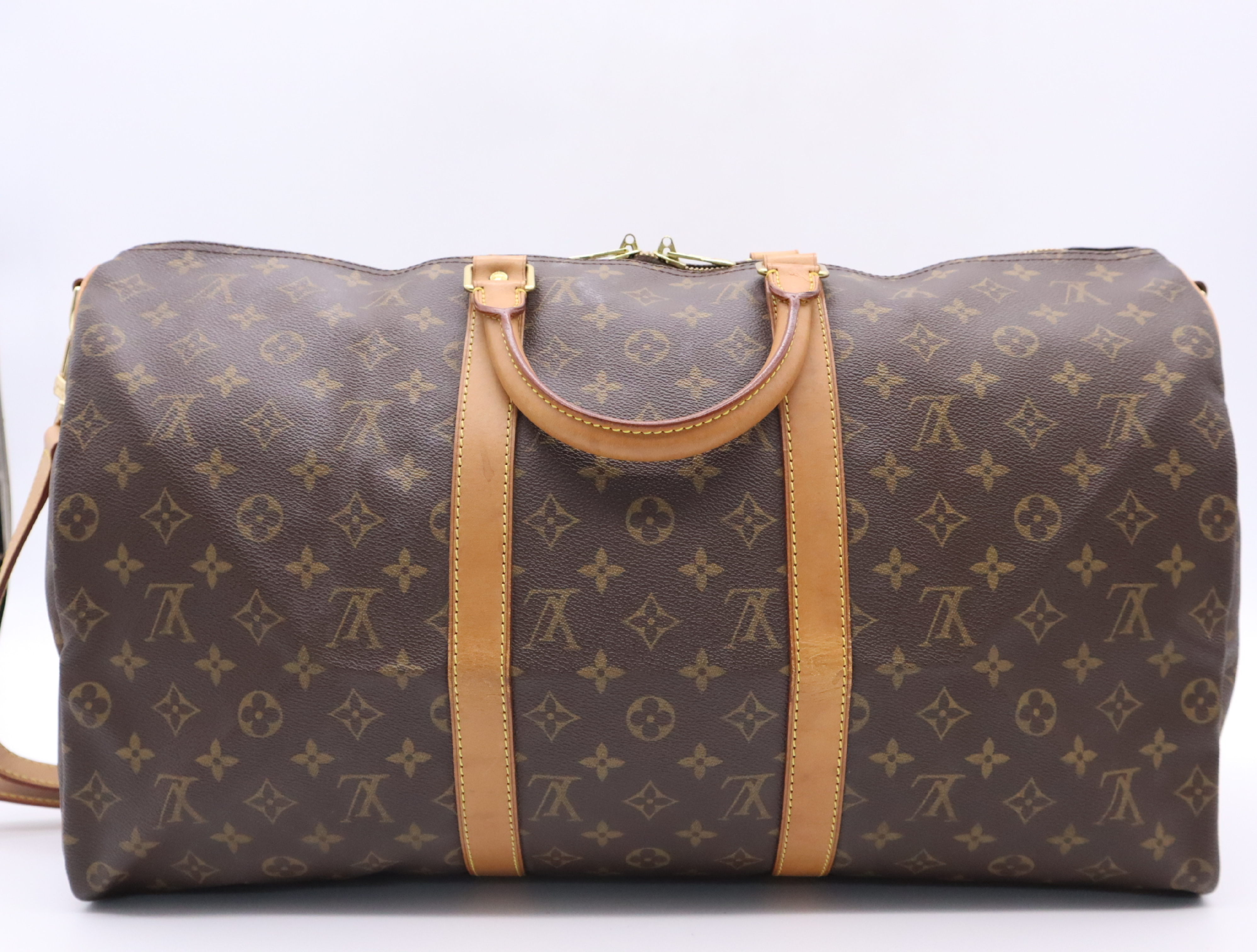 M41416 Monogram Keepall Bandoulière 50 Boston Bag with Shoulder Strap — view 2