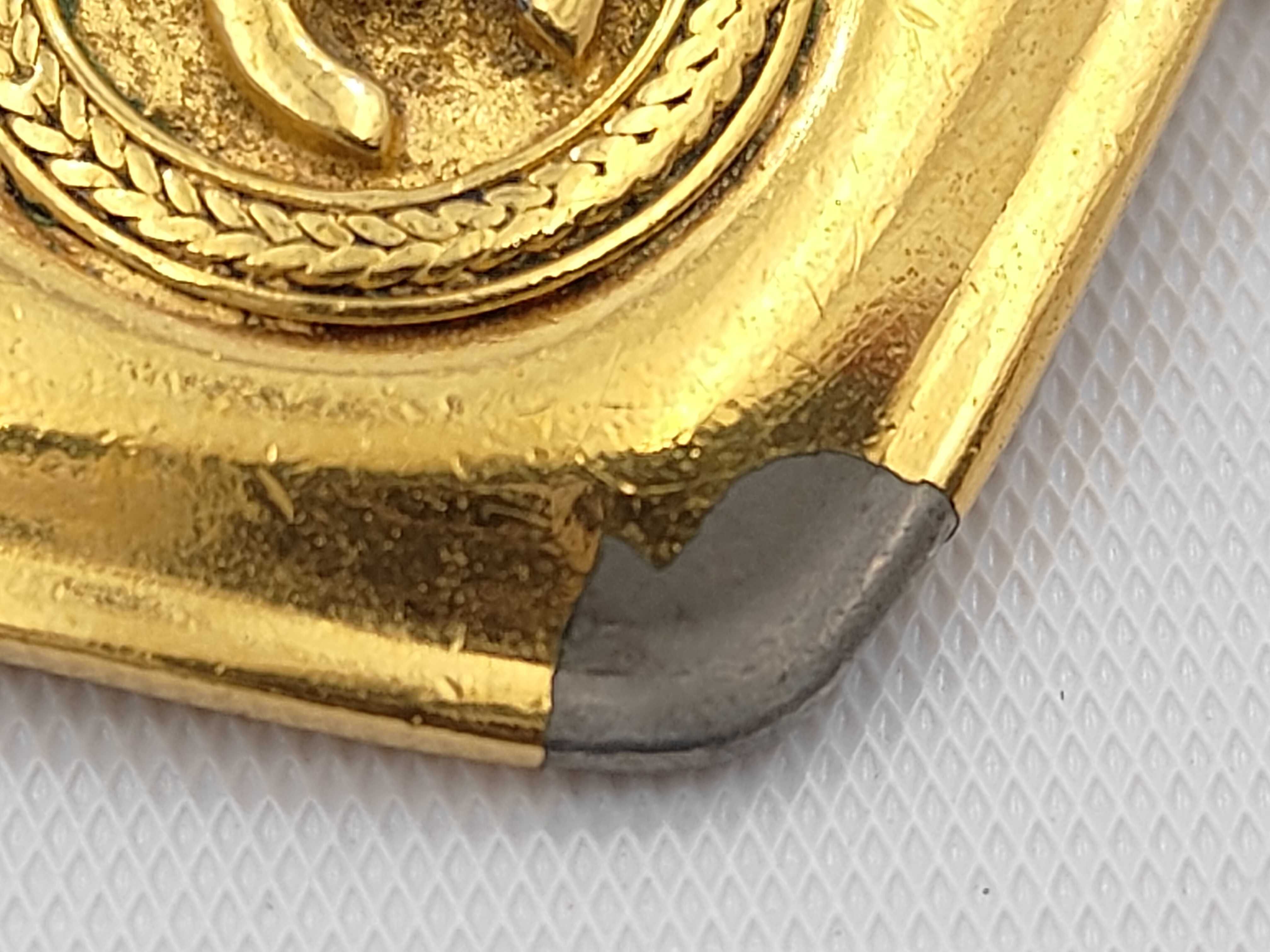 Coco Mark Pendant Top, Gold (Note: Peeling) — view 7