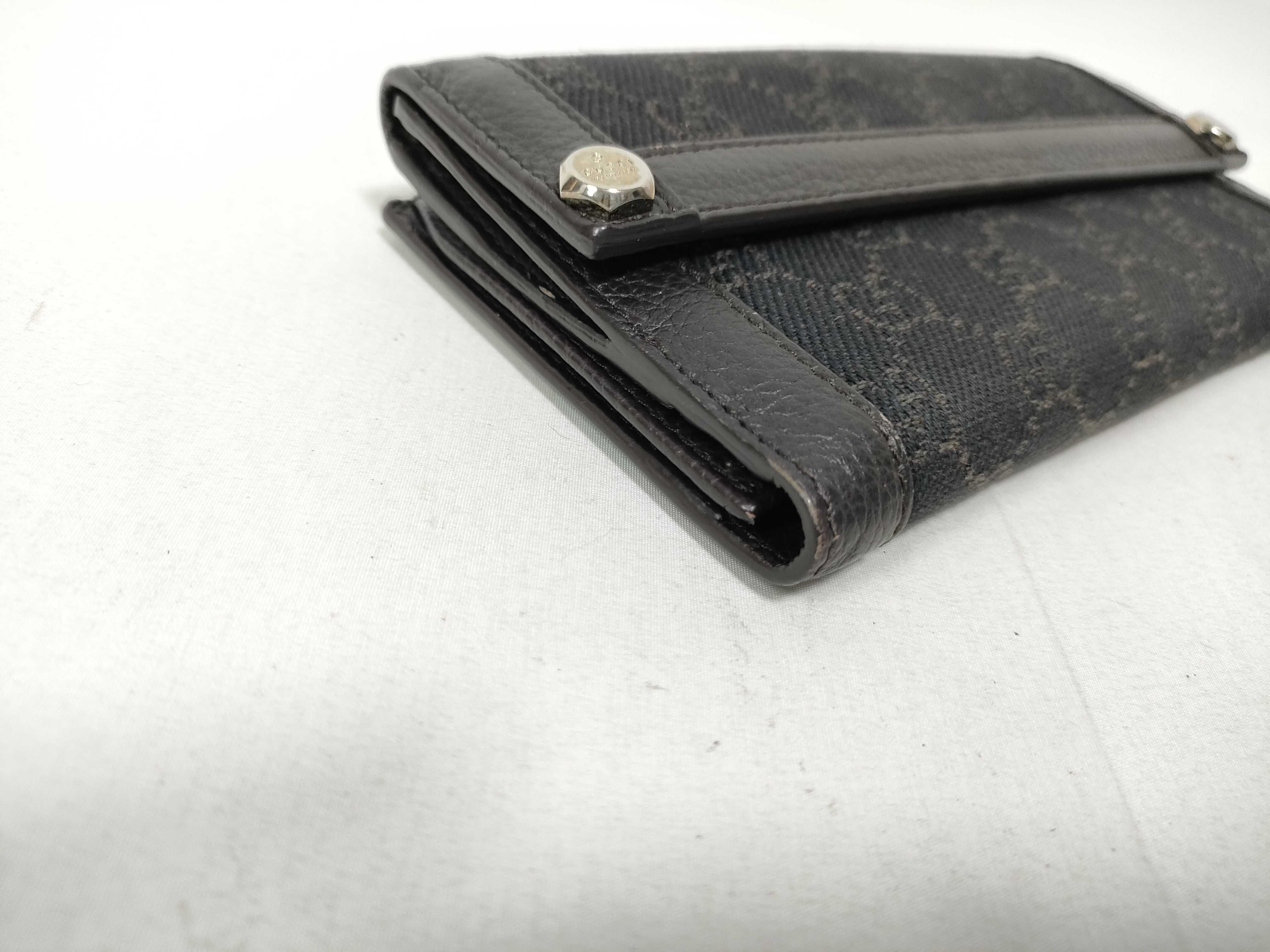 GG Canvas Bi-fold Long Wallet with Double Snap Closure — view 7
