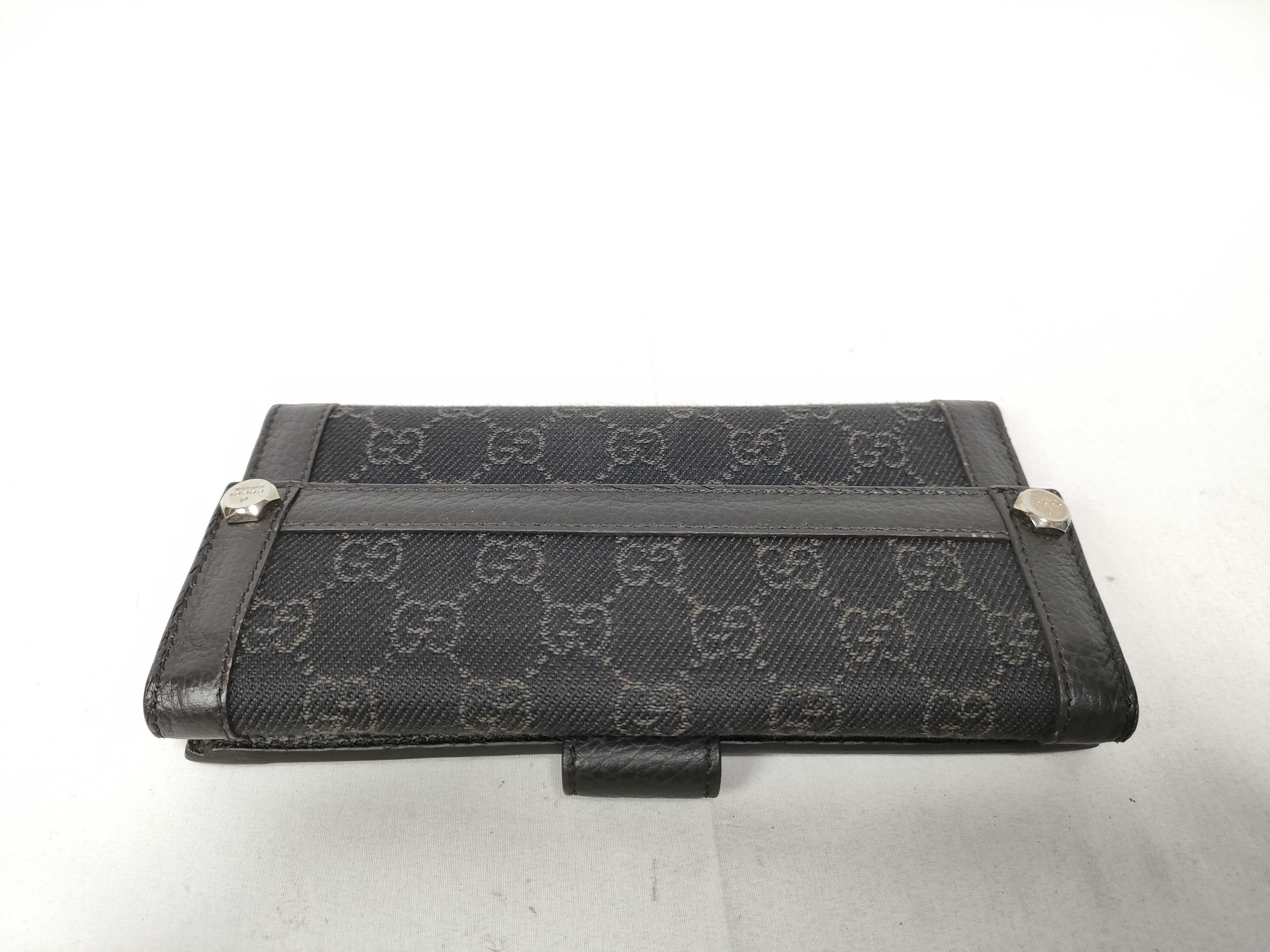 GG Canvas Bi-fold Long Wallet with Double Snap Closure — view 8